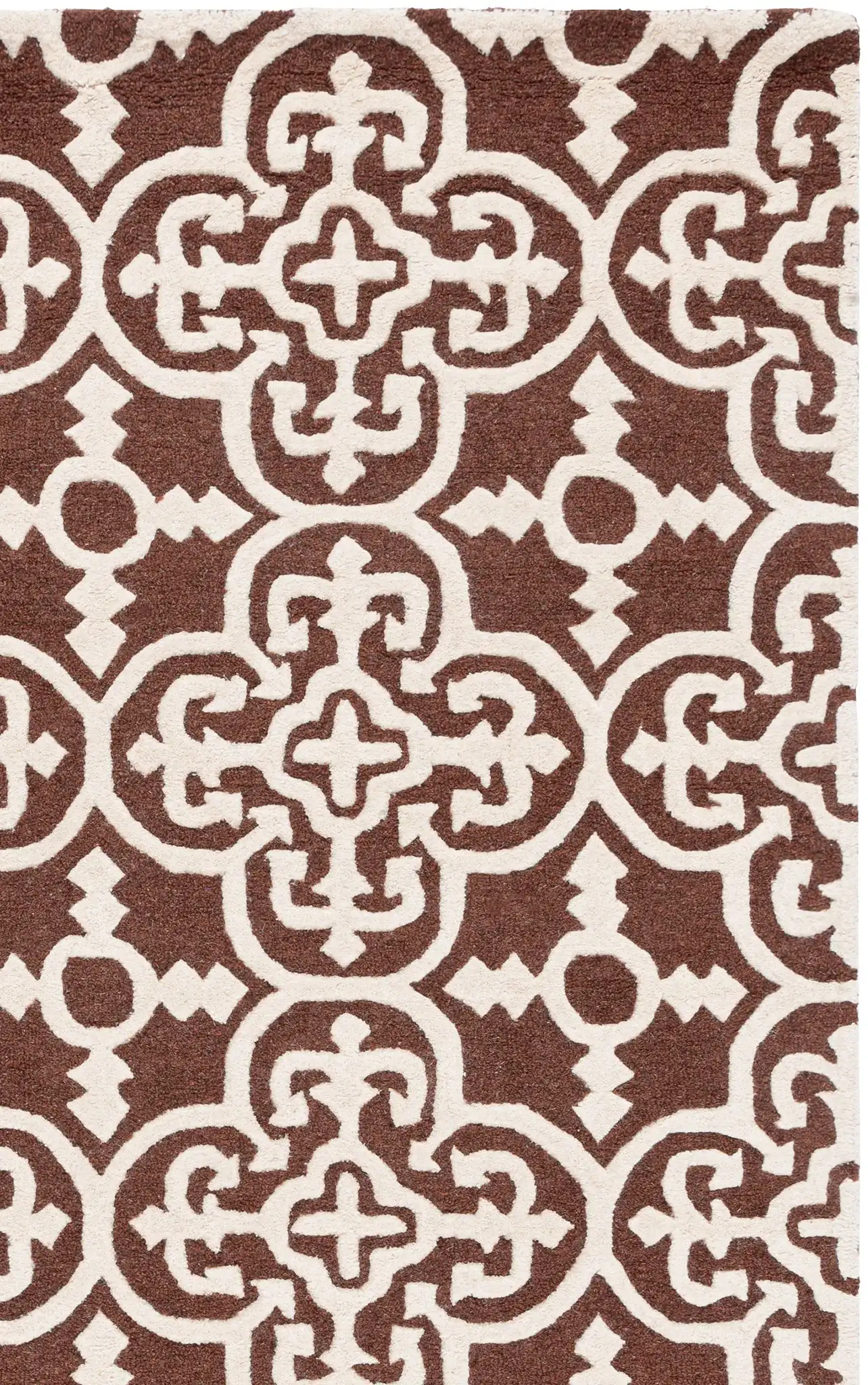 Dark Brown / Ivory
