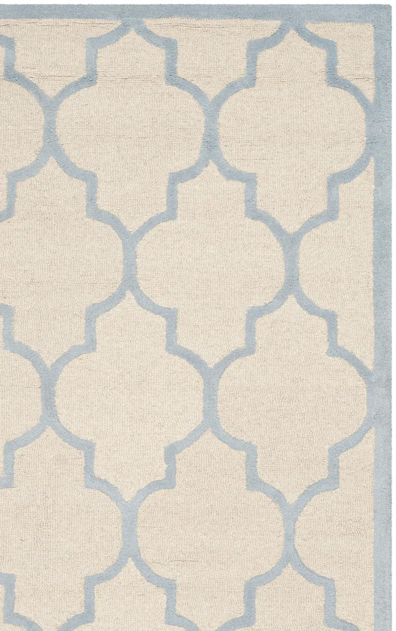 Ivory / Light Blue