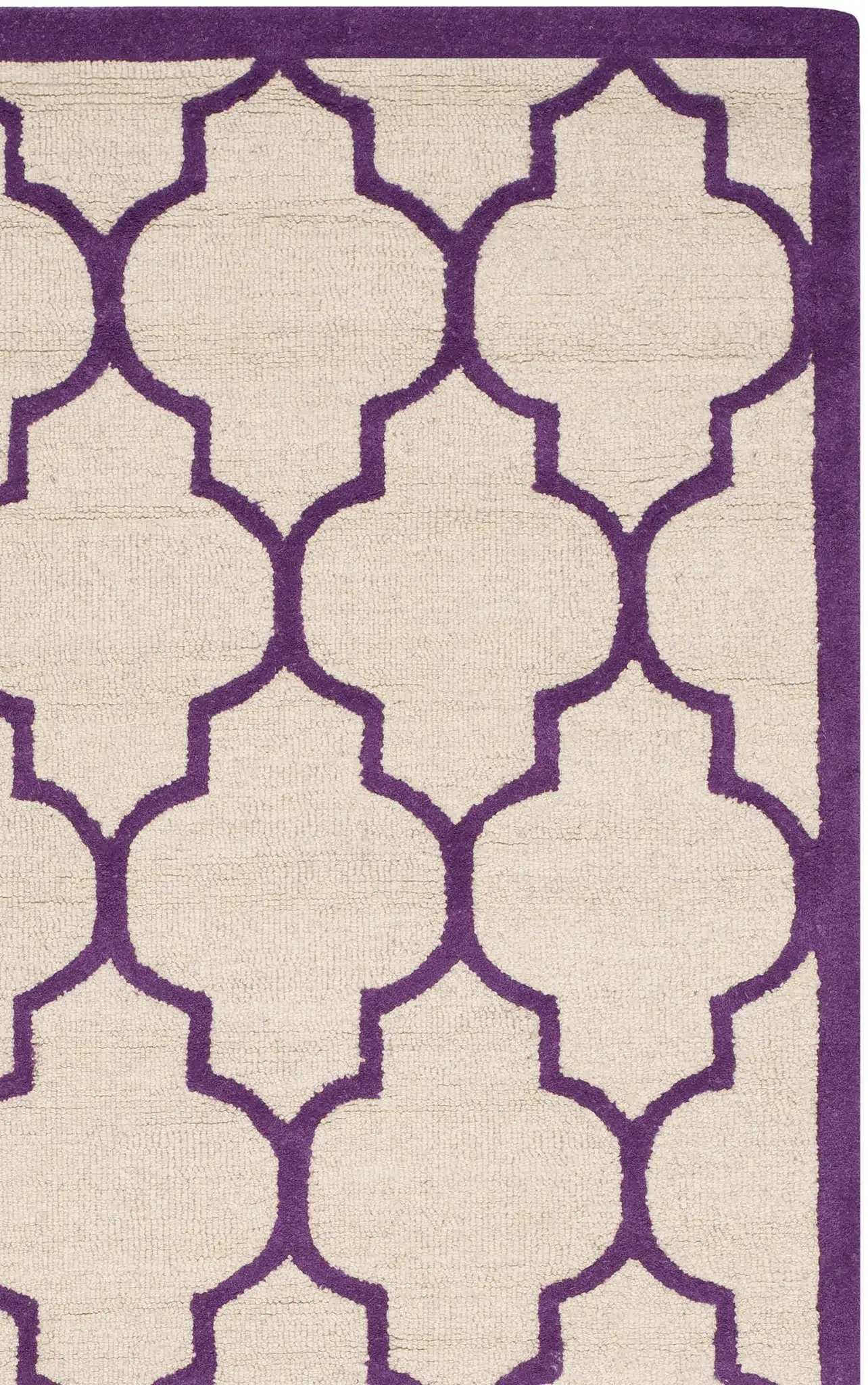 Ivory / Purple