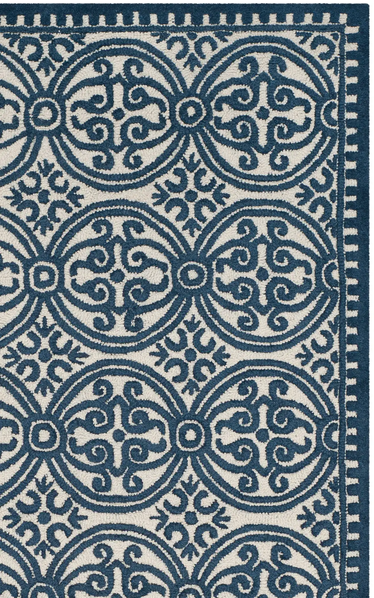 Ivory / Navy