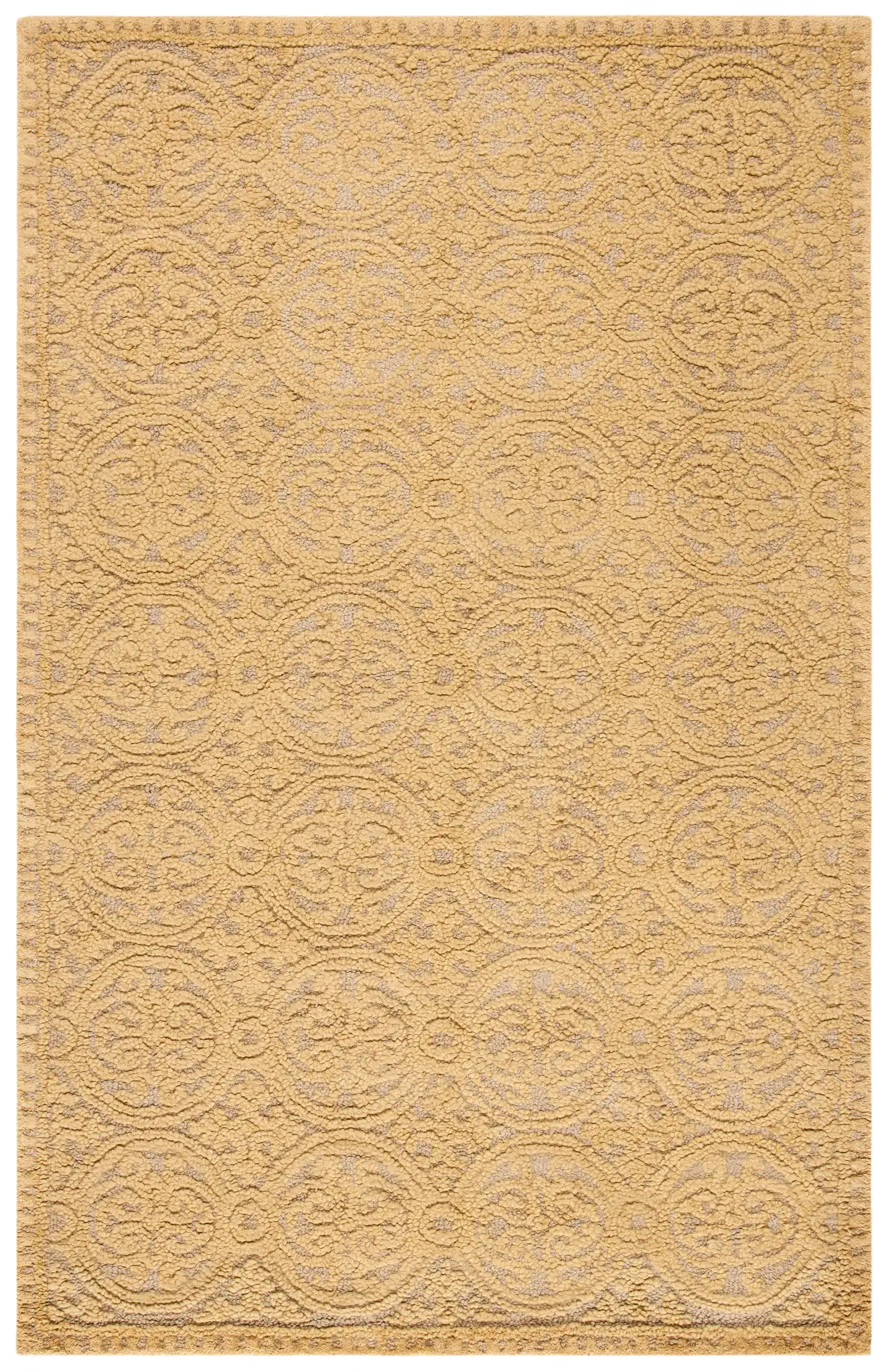 Cambridge Interlocking Circle Hand-Tufted Wool Rug swatch