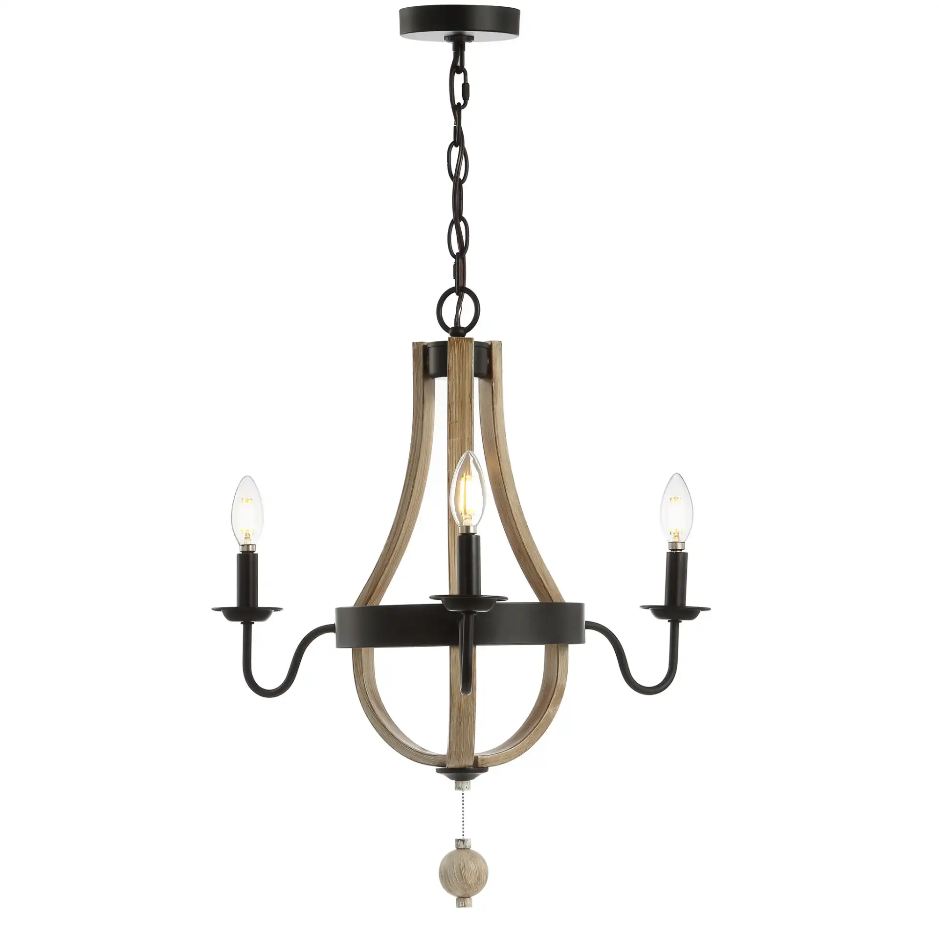 Kamari Three-Light 23" Pendant in Assorted