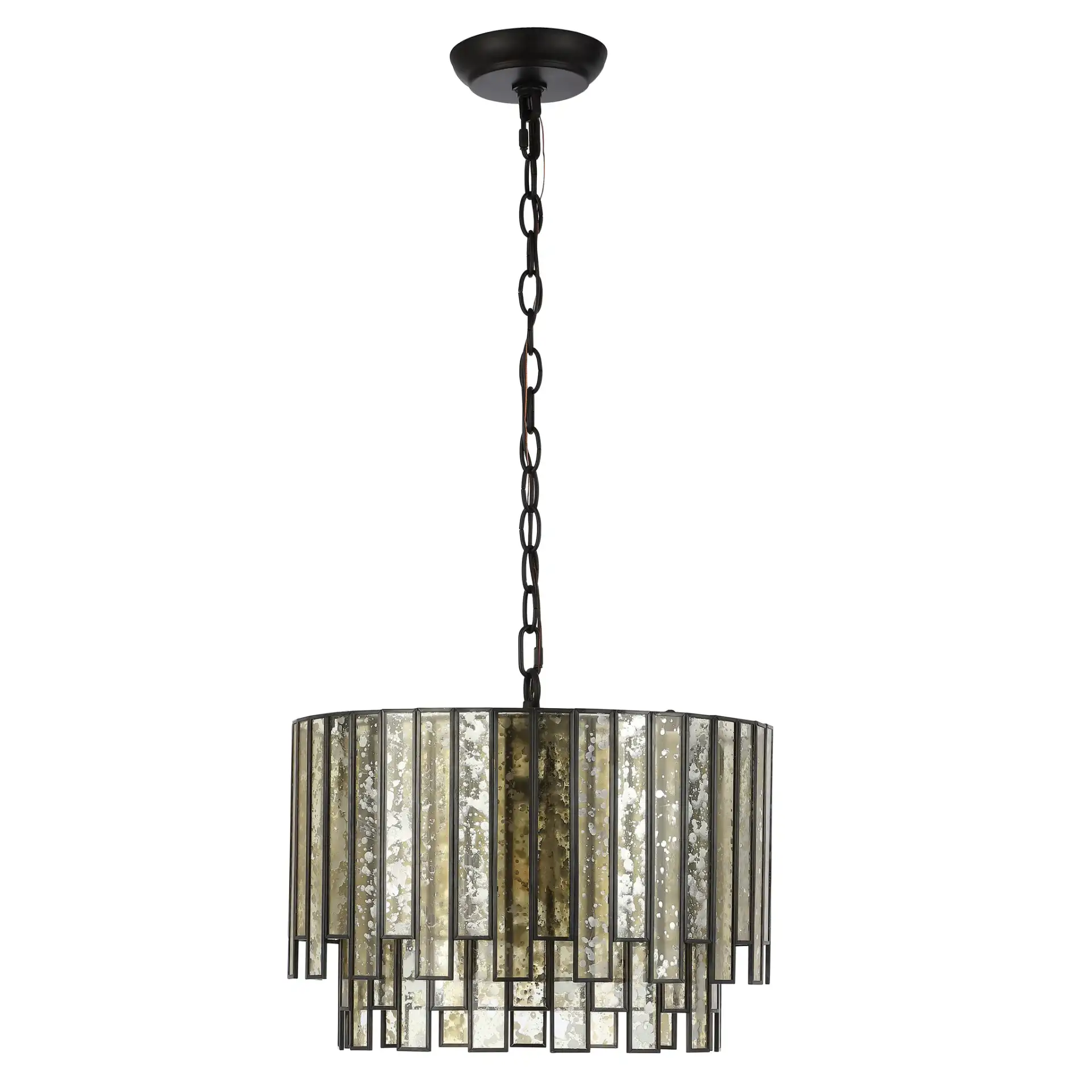 Gresher Chandelier in Oil Rubbed Bronze, detail view