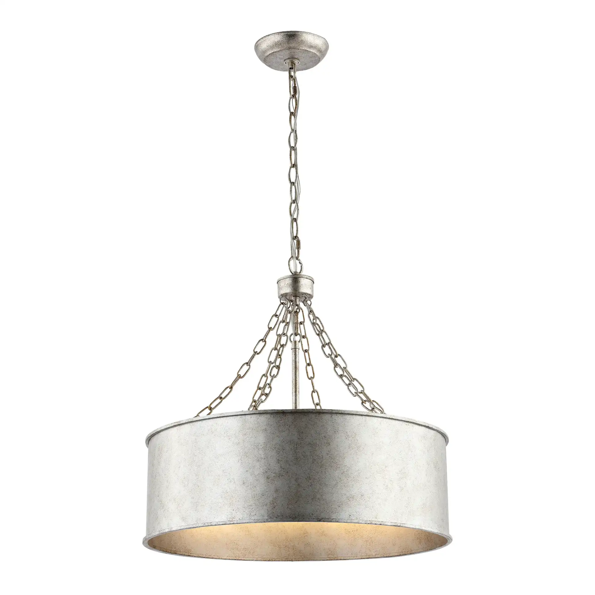 Adison Six-Light Chandelier in Antique Silver