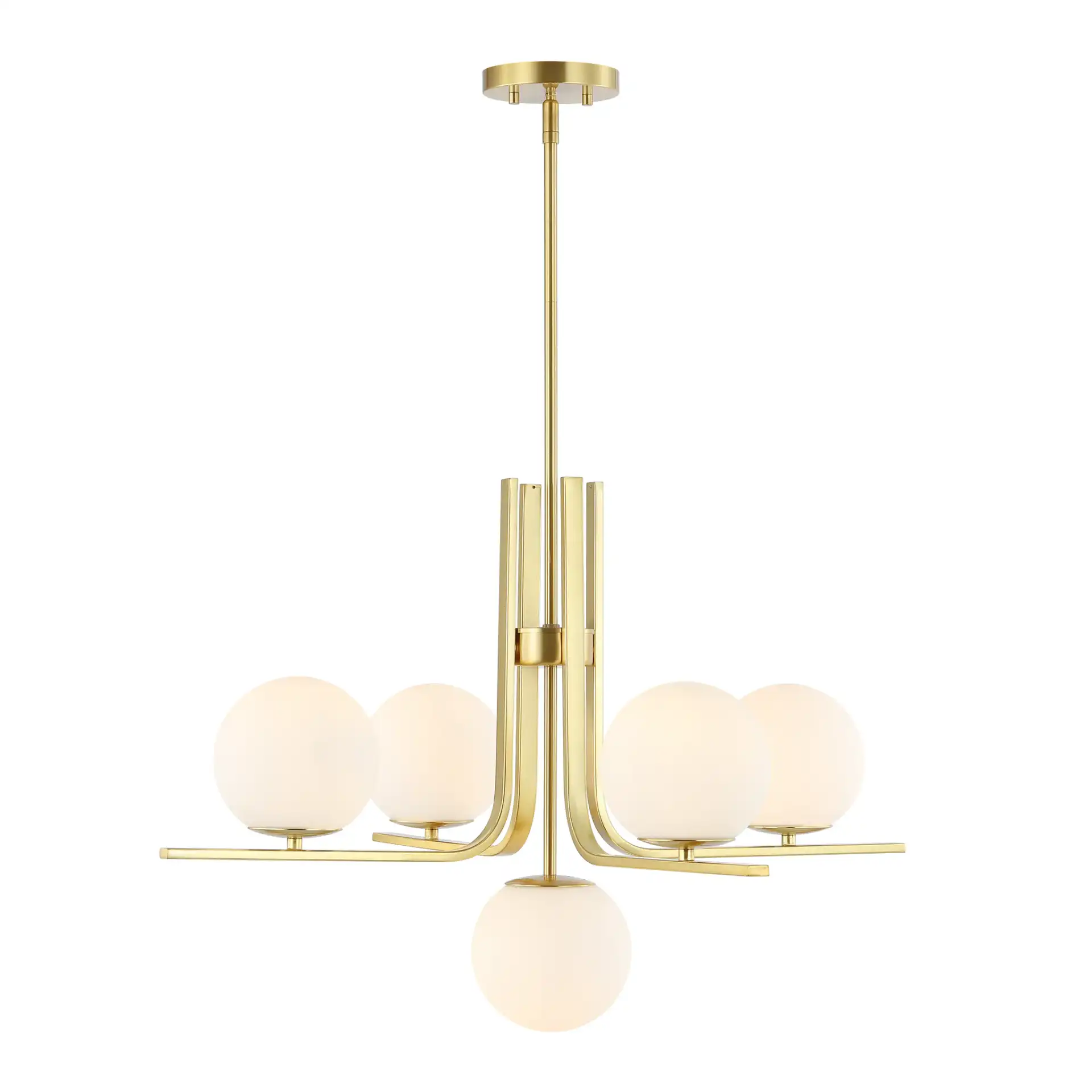 Lenore Five-Light Chandelier in Gold