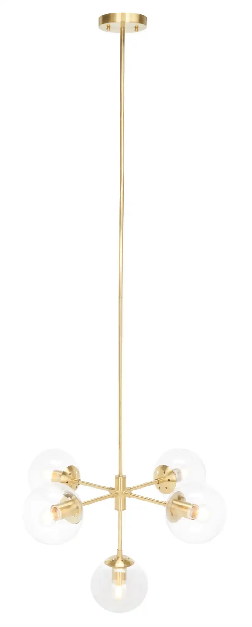 Camaria Five-Light Chandelier in Gold