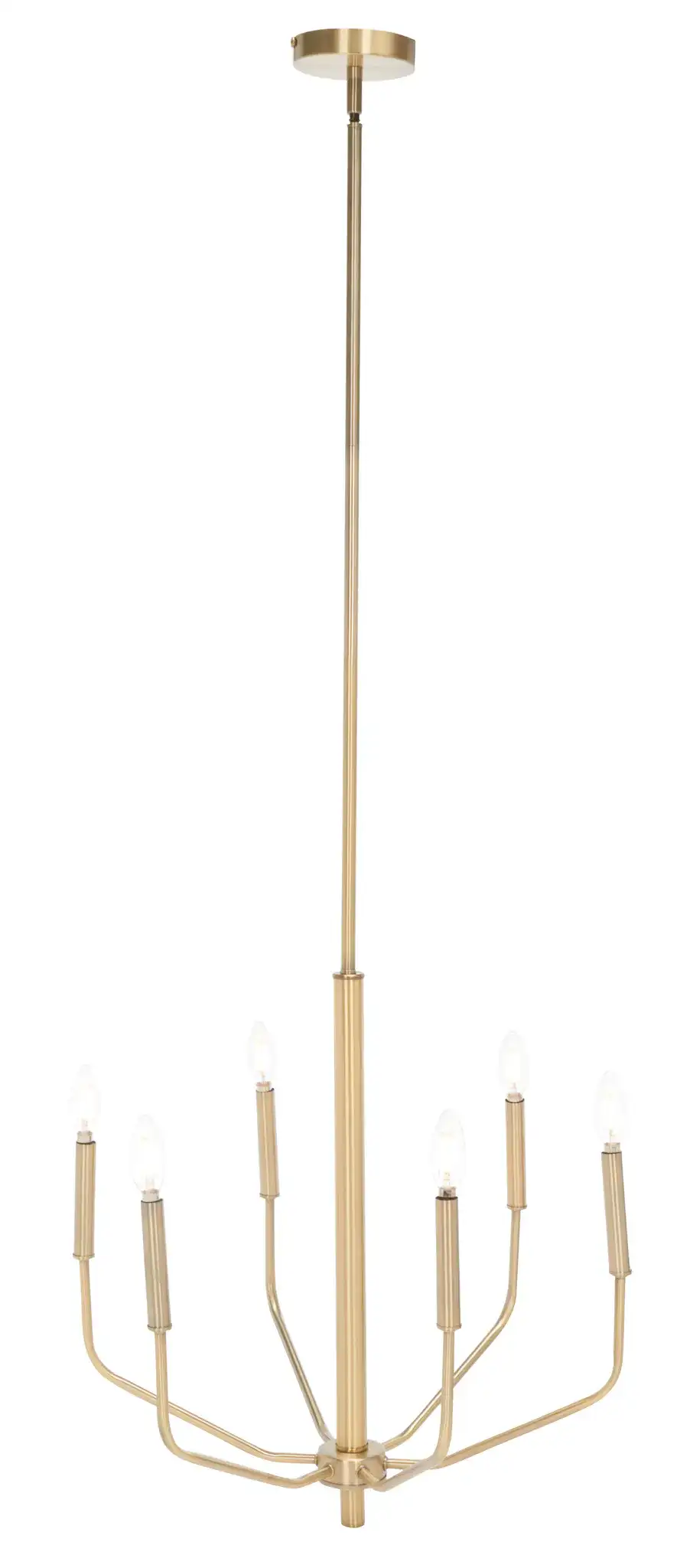 Eirene Chandelier in Antique Brass