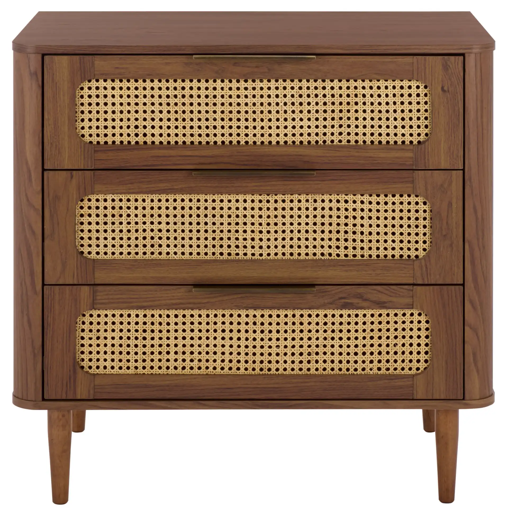 Walnut / Brass