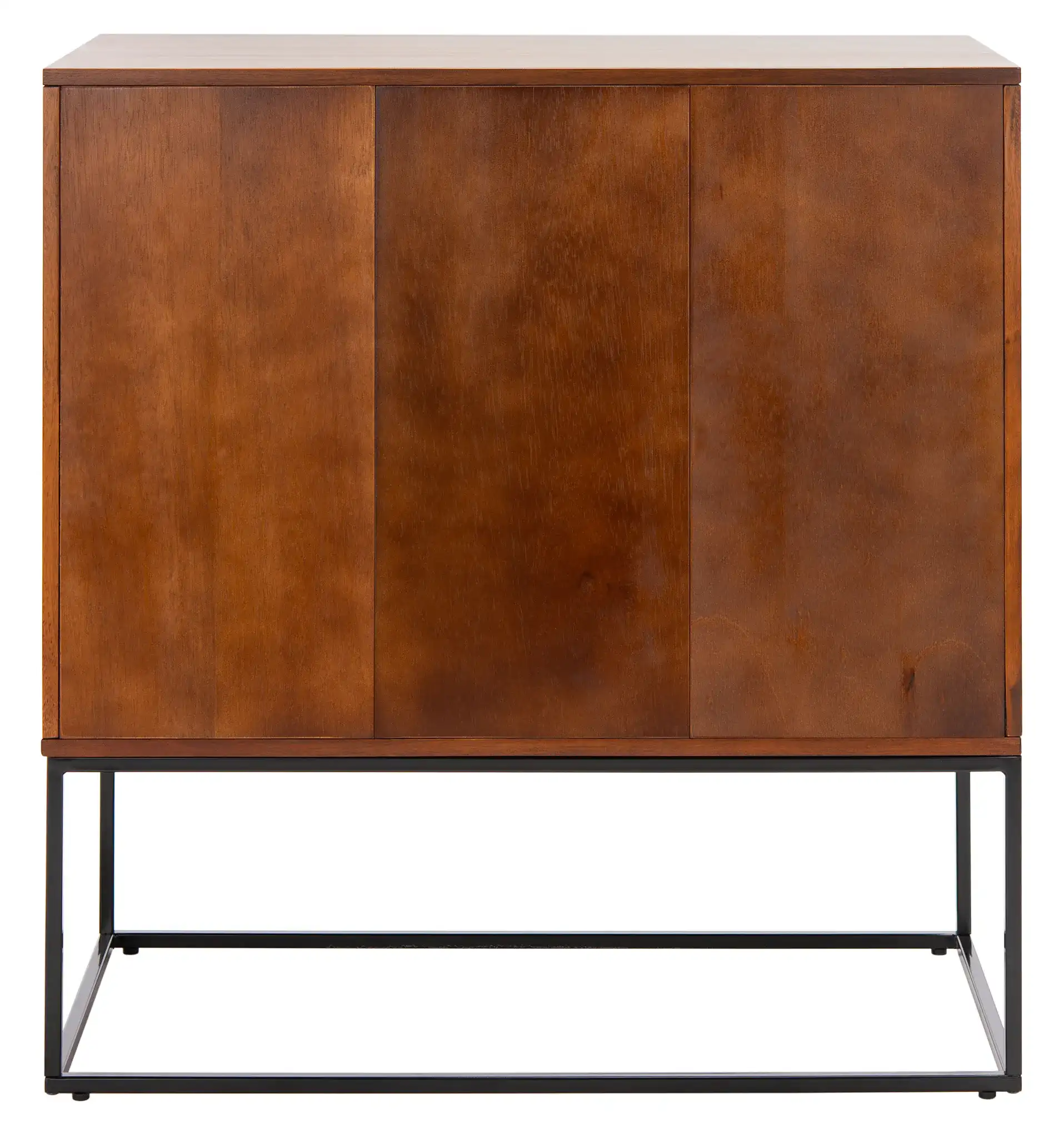 Marquise Three-Drawer Chest in Brown, detail view