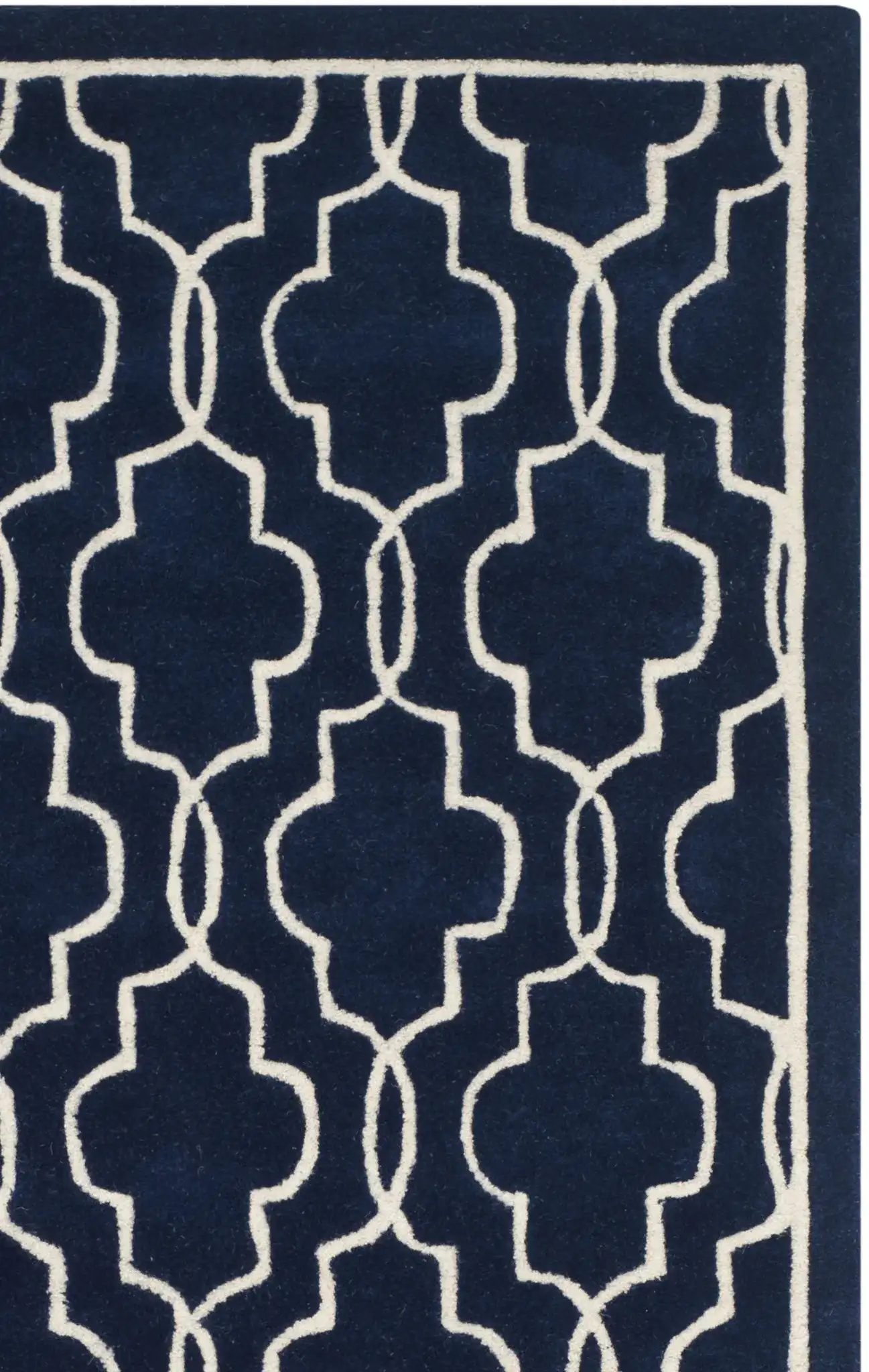 Dark Blue / Ivory