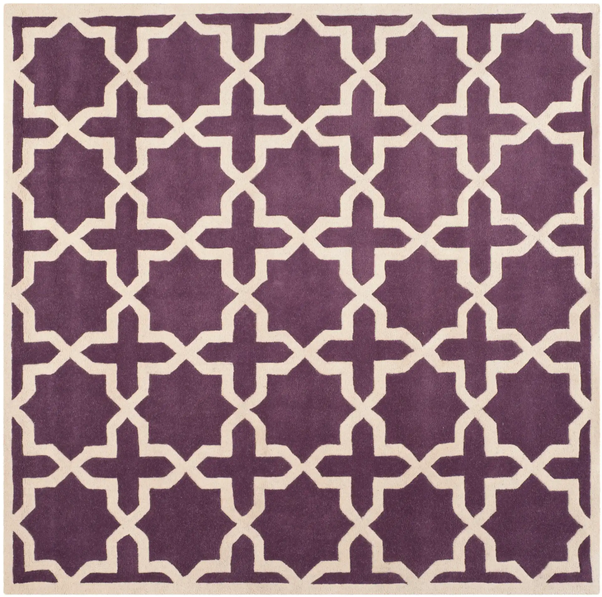 Purple / Ivory