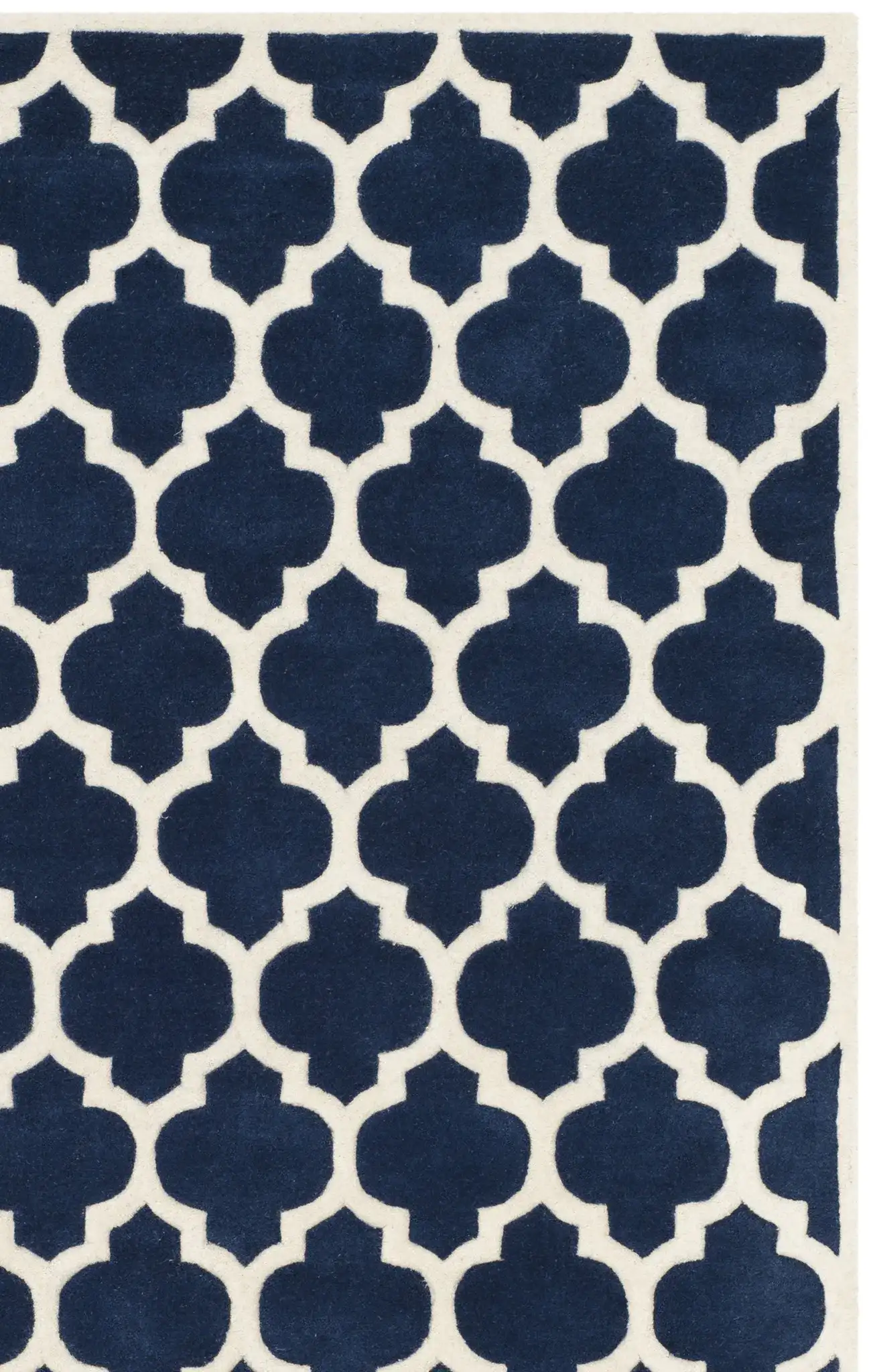 Dark Blue / Ivory