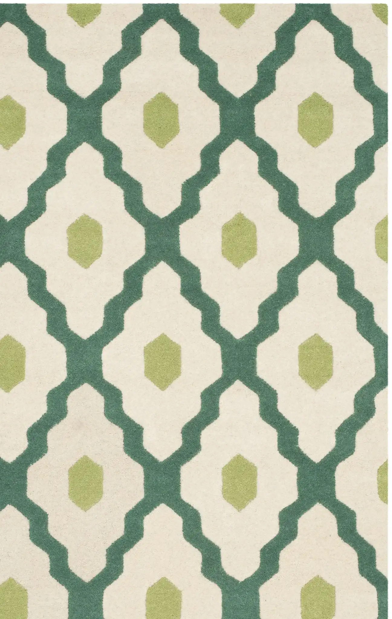 Ivory / Teal
