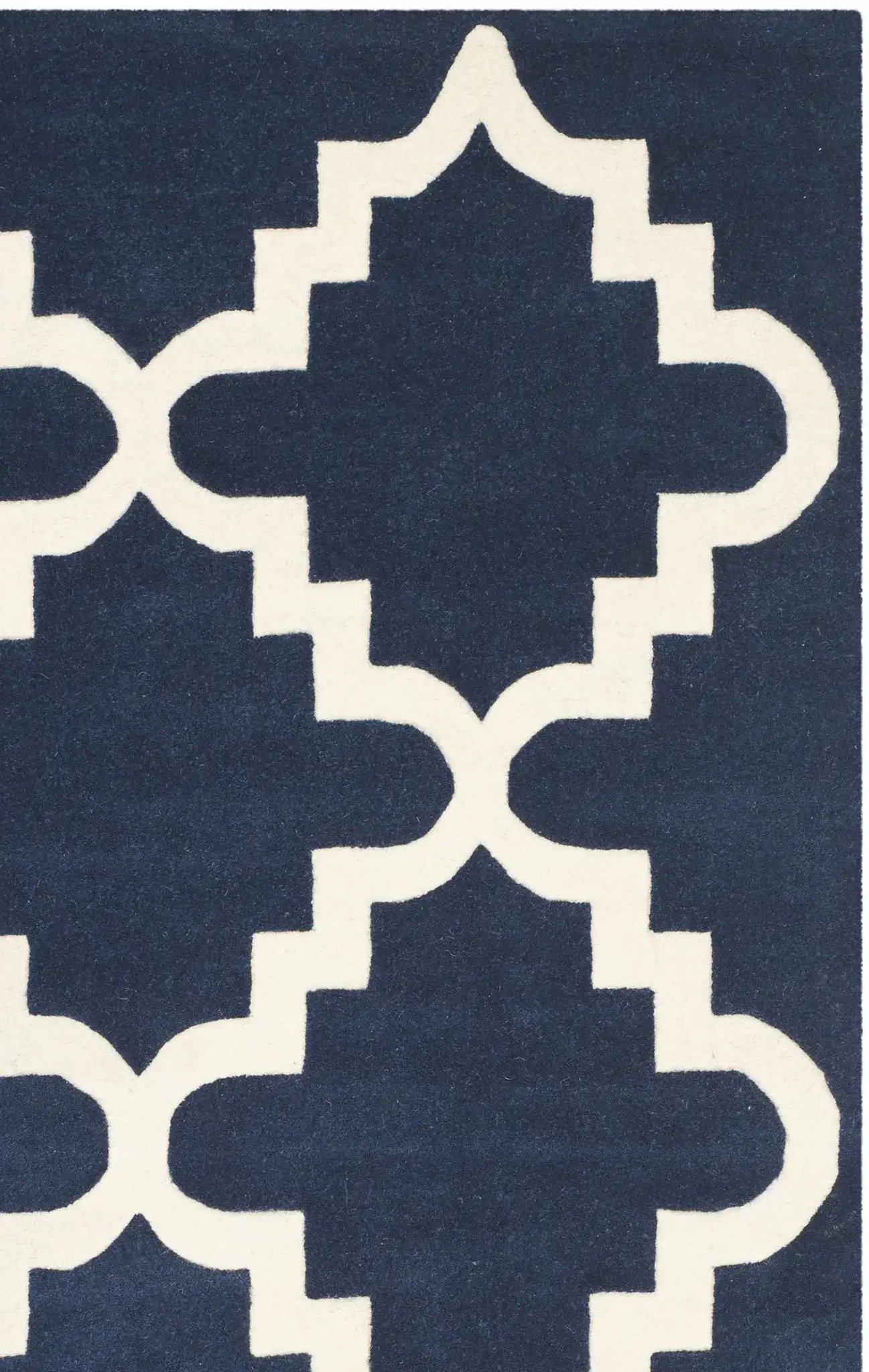 Dark Blue / Ivory