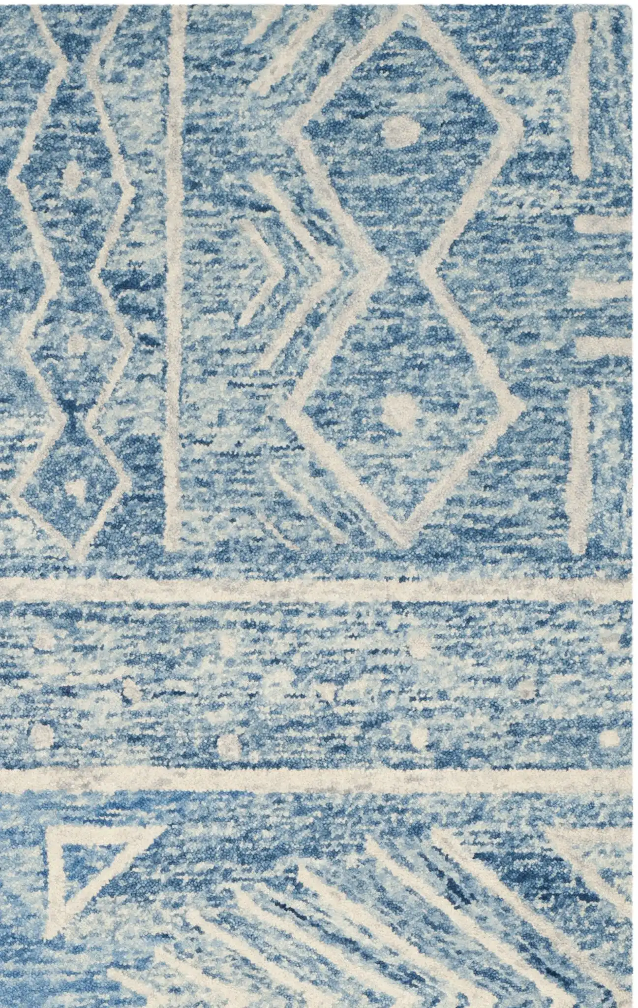 Blue / Ivory