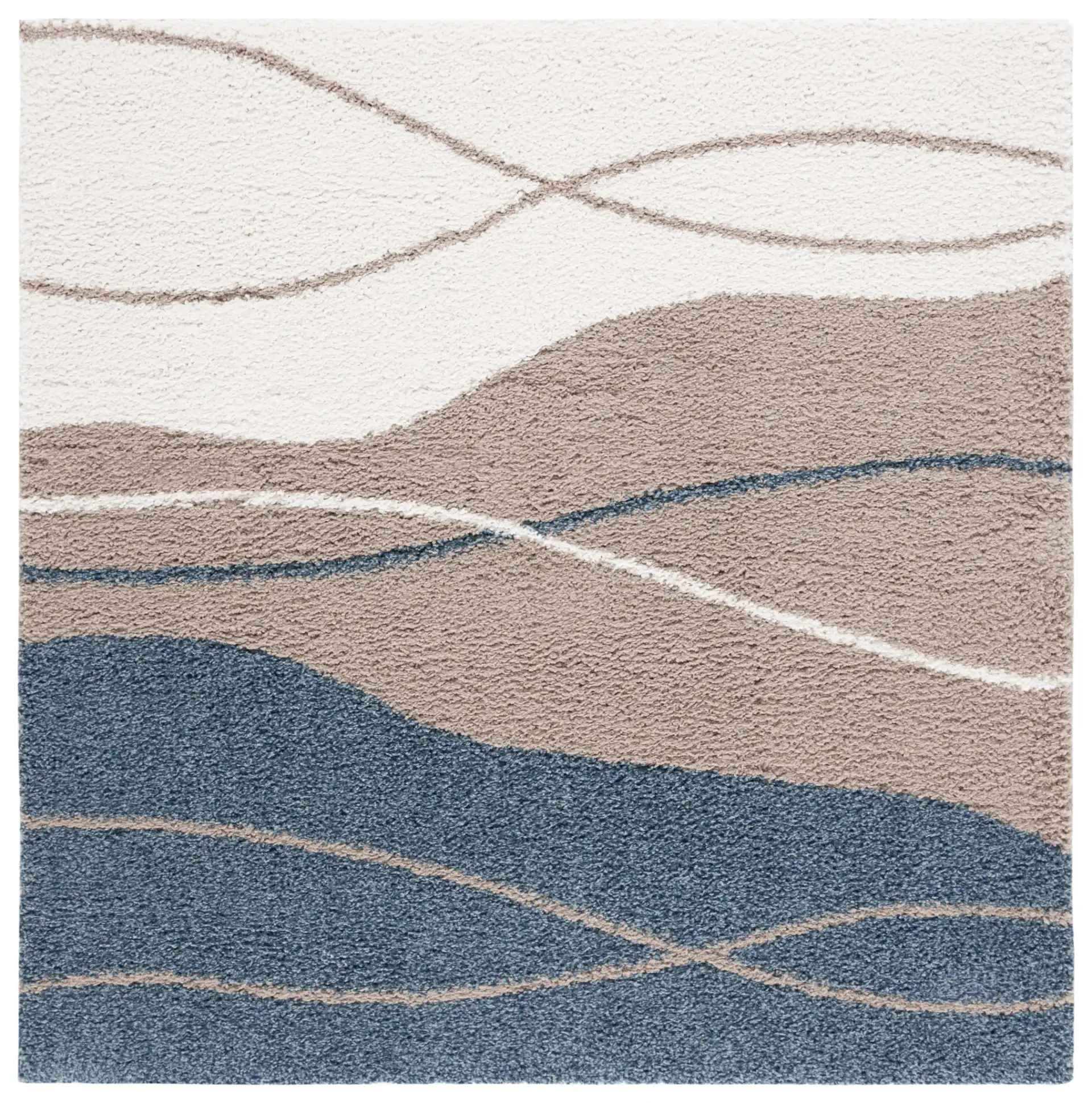 Taupe / Blue