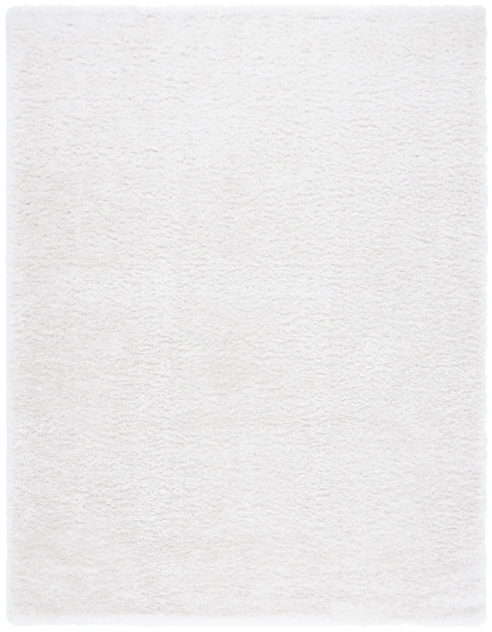 Cloud Solid Shag Rug in White