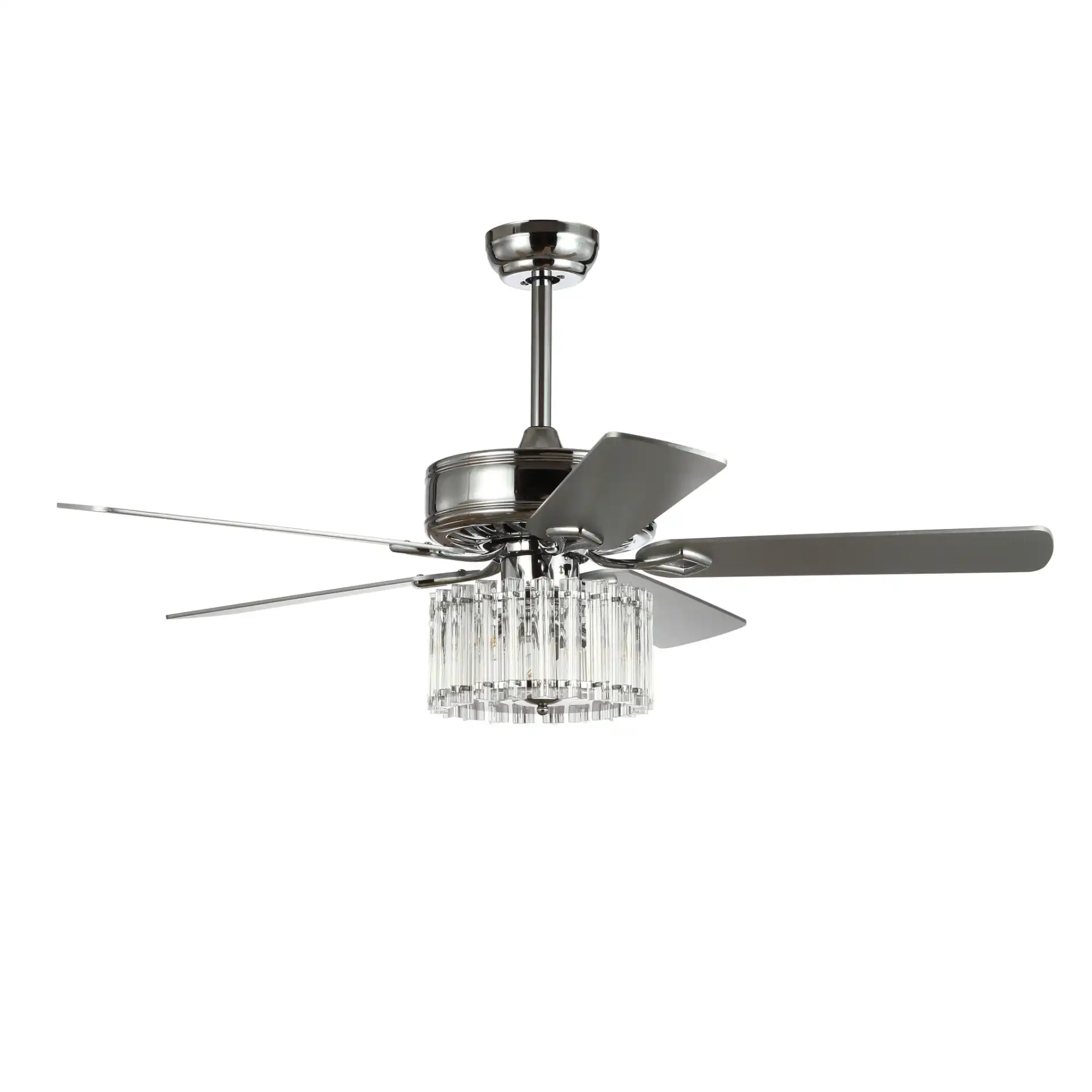 Dresher Ceiling Fan in Chrome, detail view