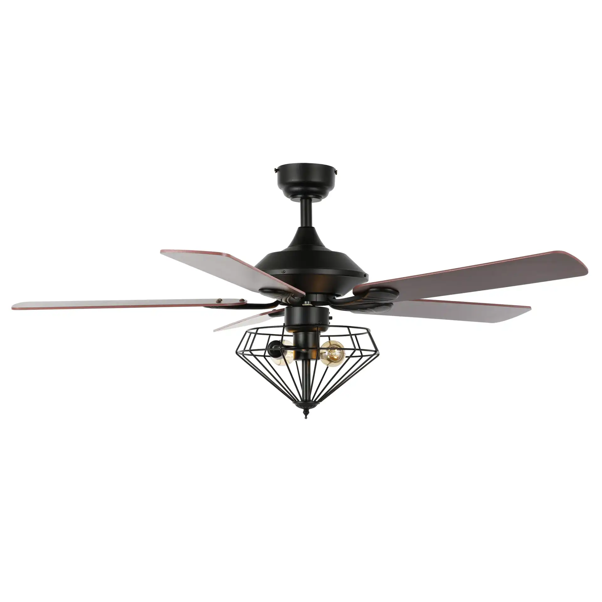Leanne Ceiling Fan in Black
