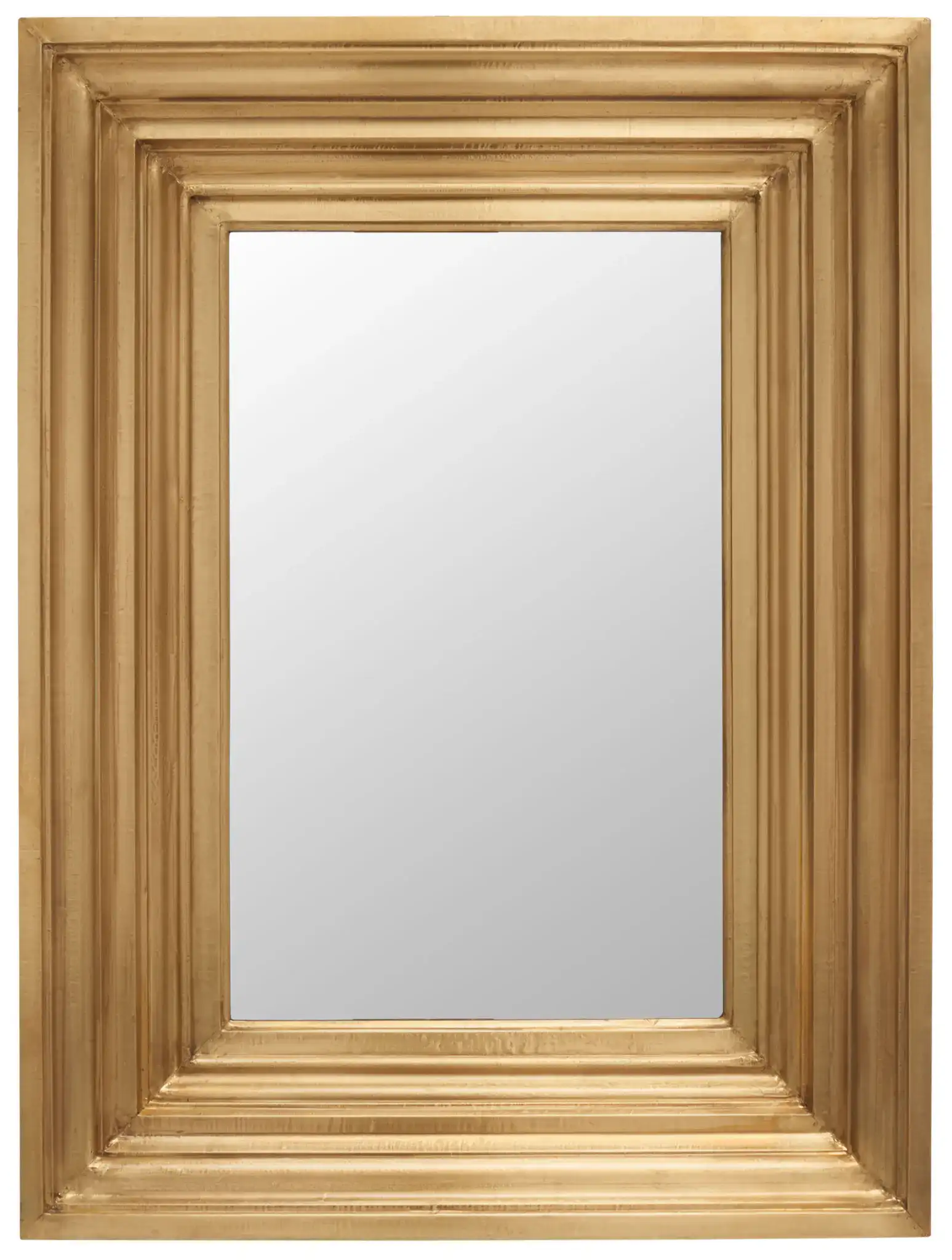 Kerry Small Rectangular Wall Mirror in Silver