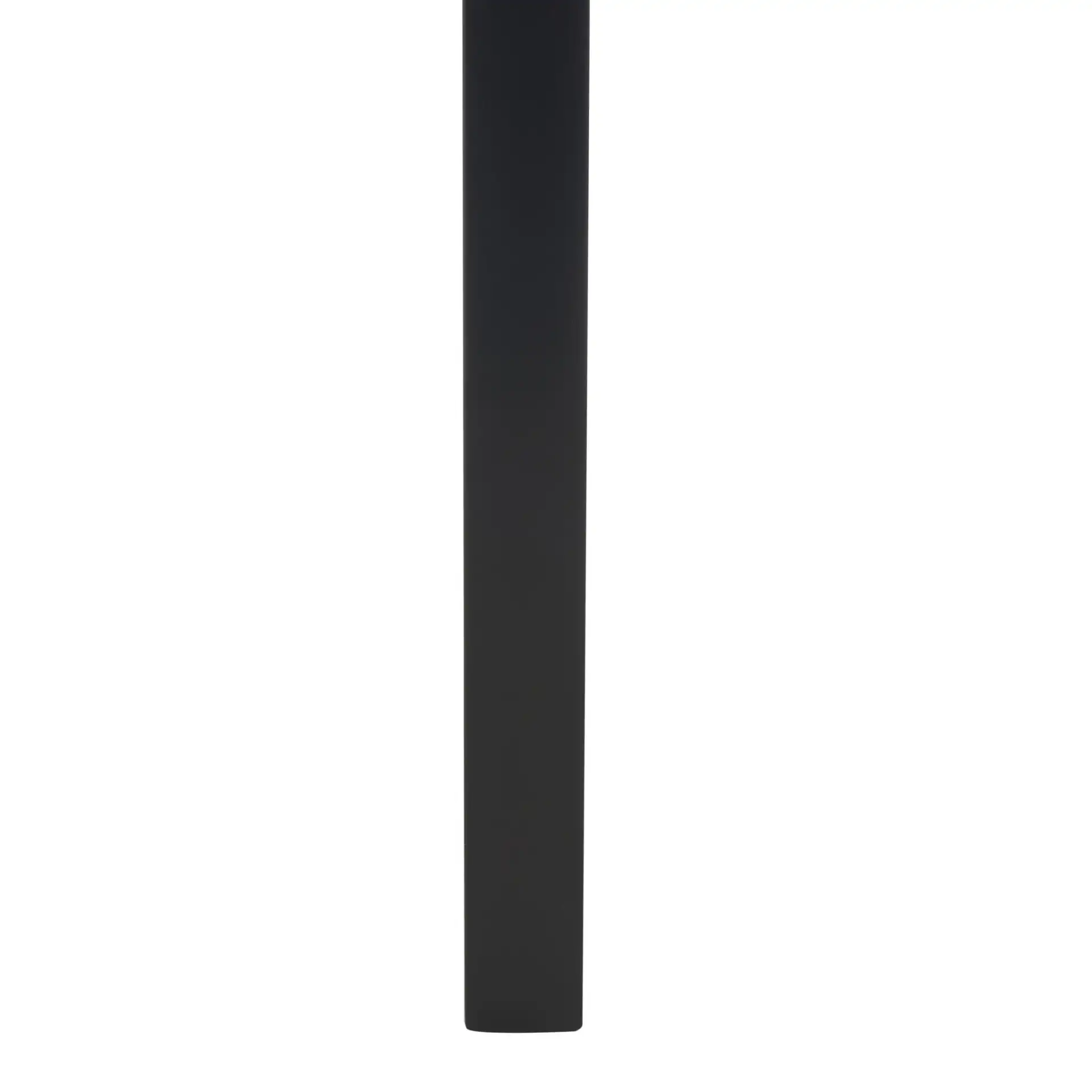 Omara Two-Tier Console Table in Black, detail view