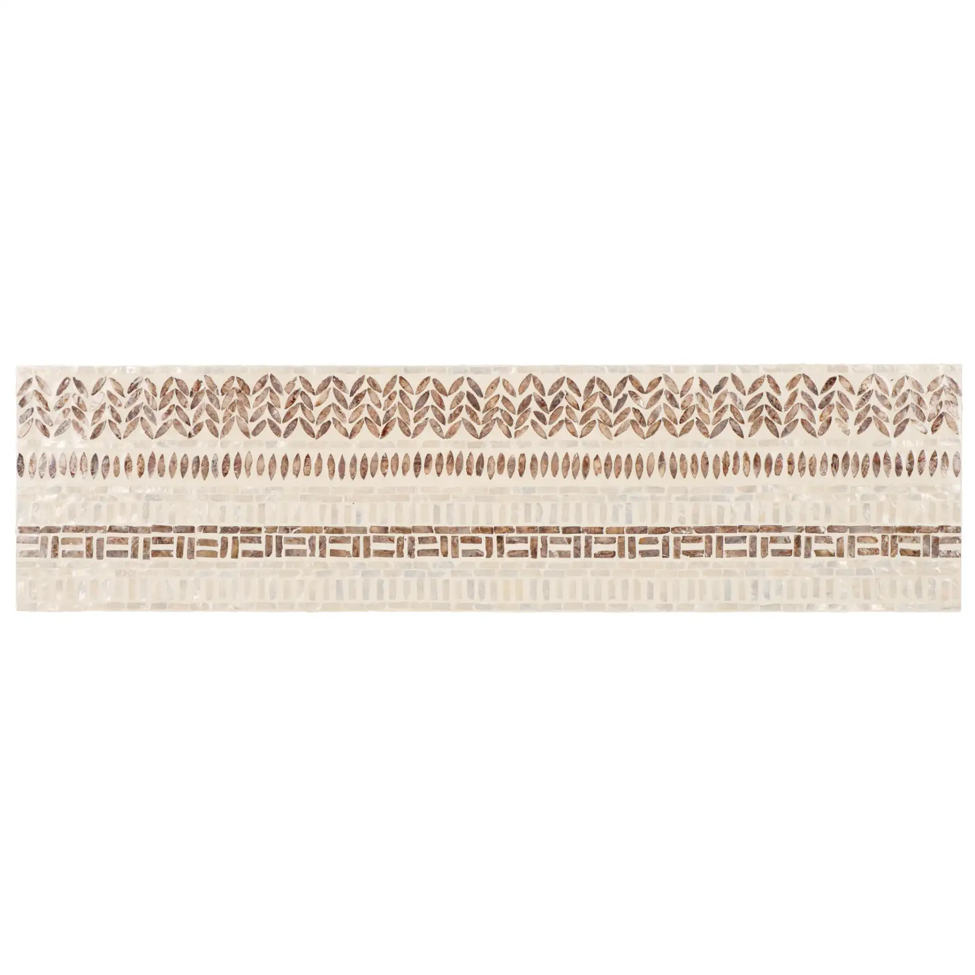 Kestrel Console Table in White / Gold, detail view
