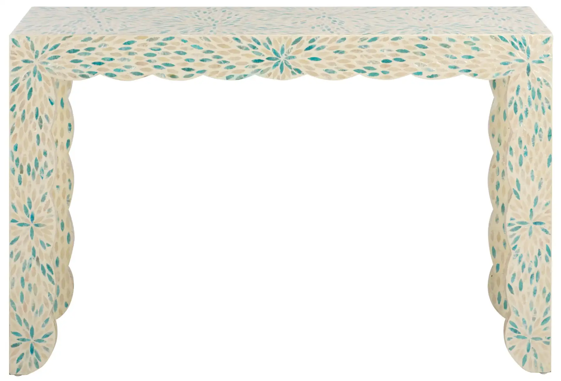 Cream / Teal