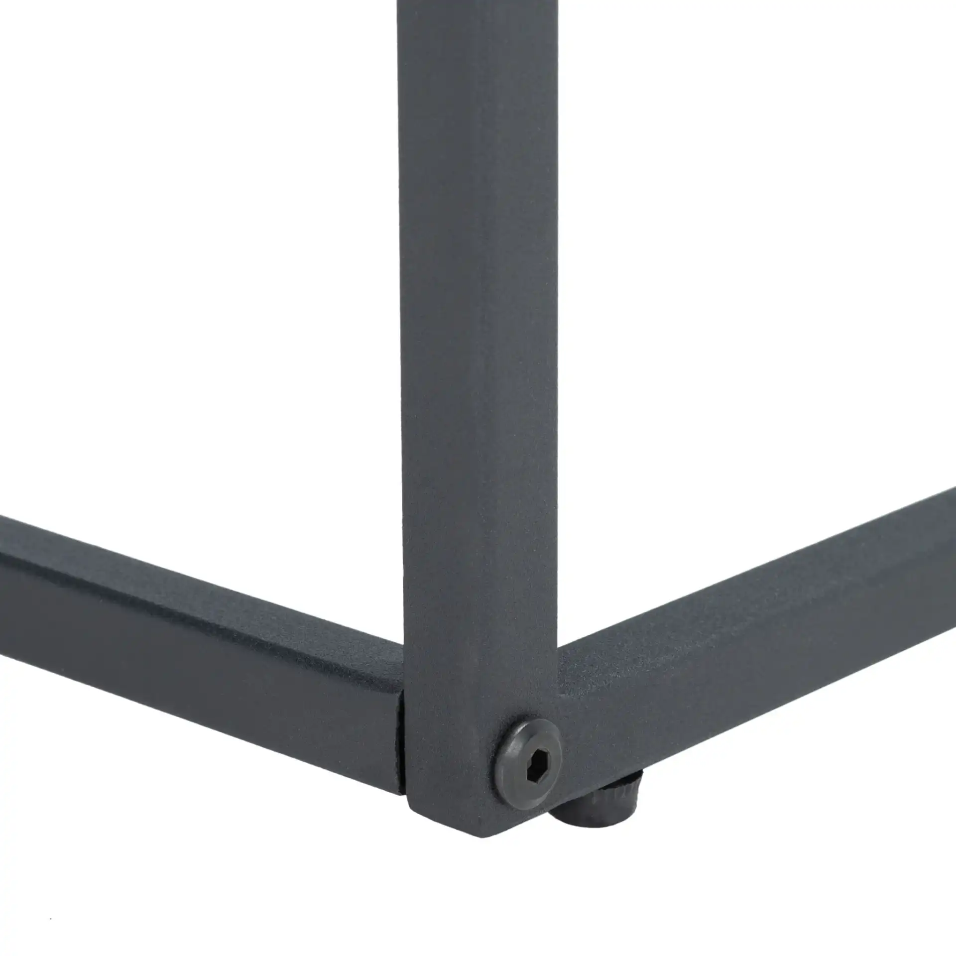 Andey Console Table in Brown / Black, detail view