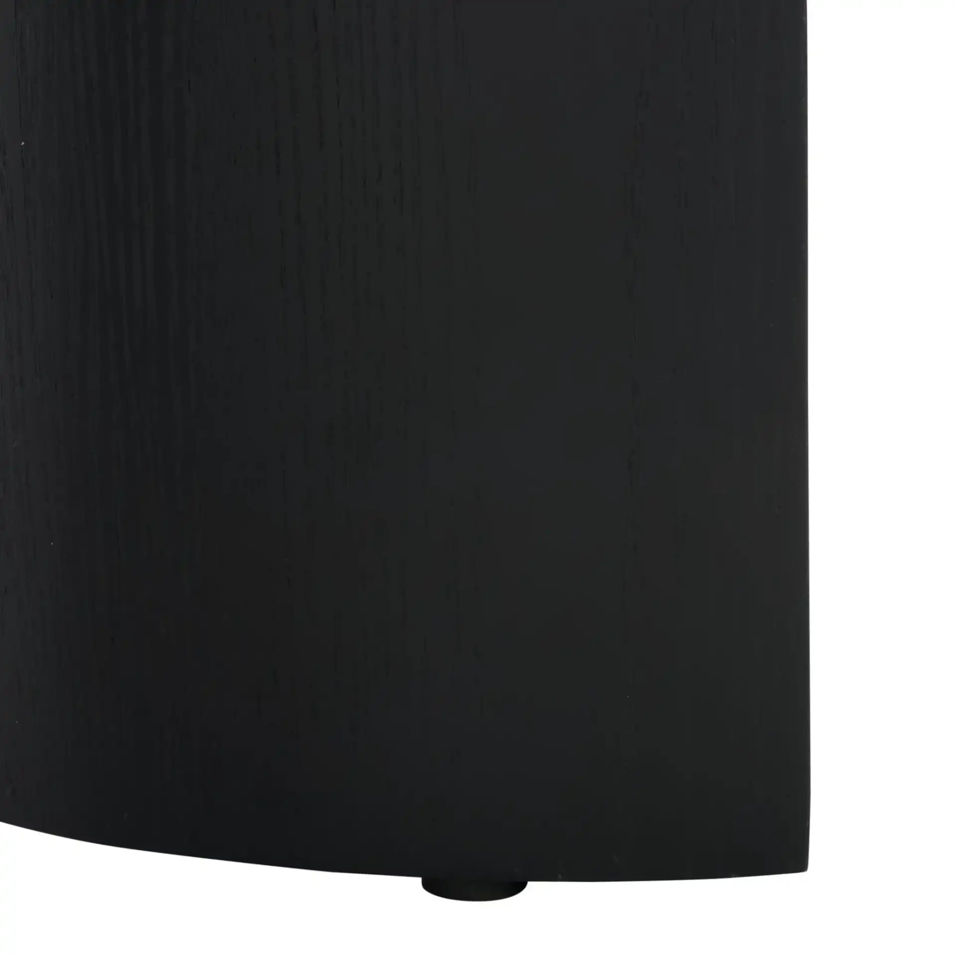 Koka Console Table in Black, detail view