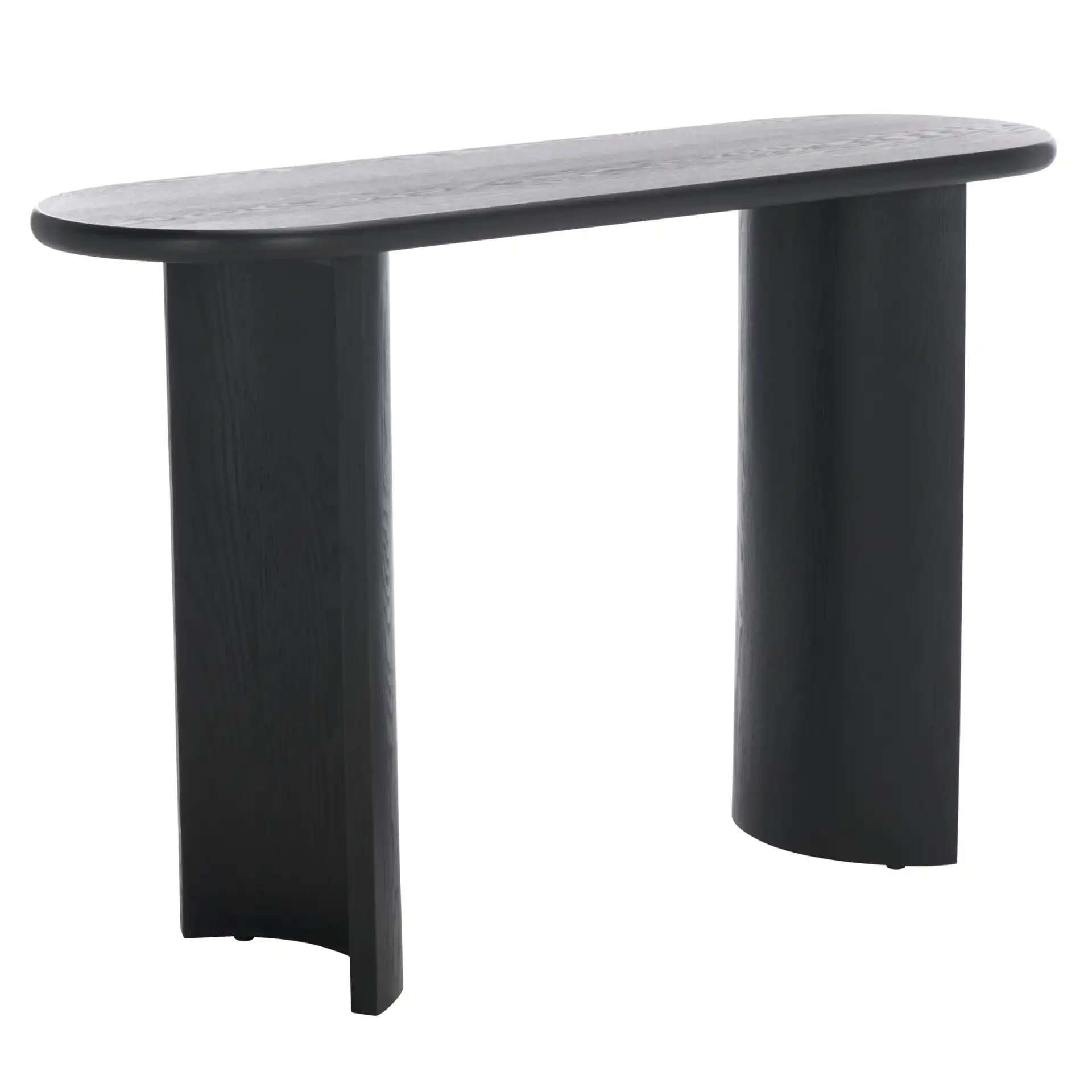 Koka Console Table in Black, detail view