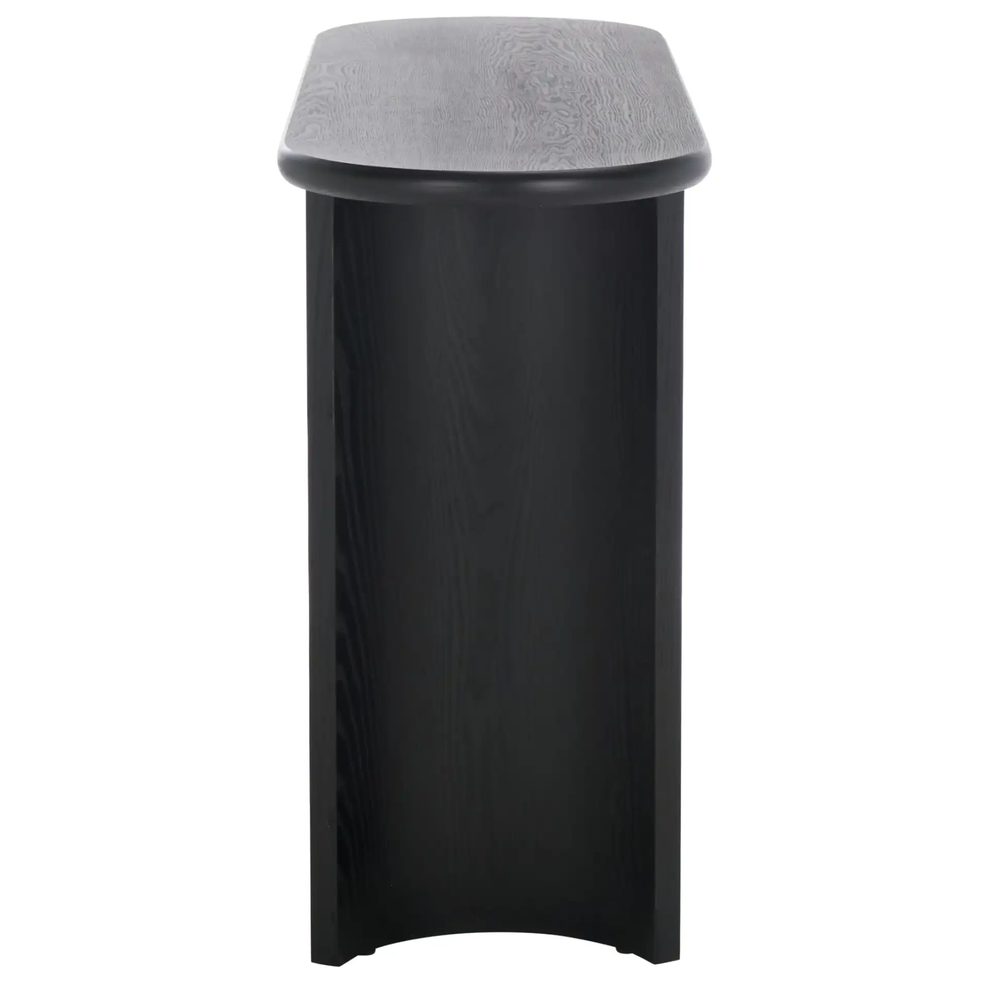 Koka Console Table in Black, detail view