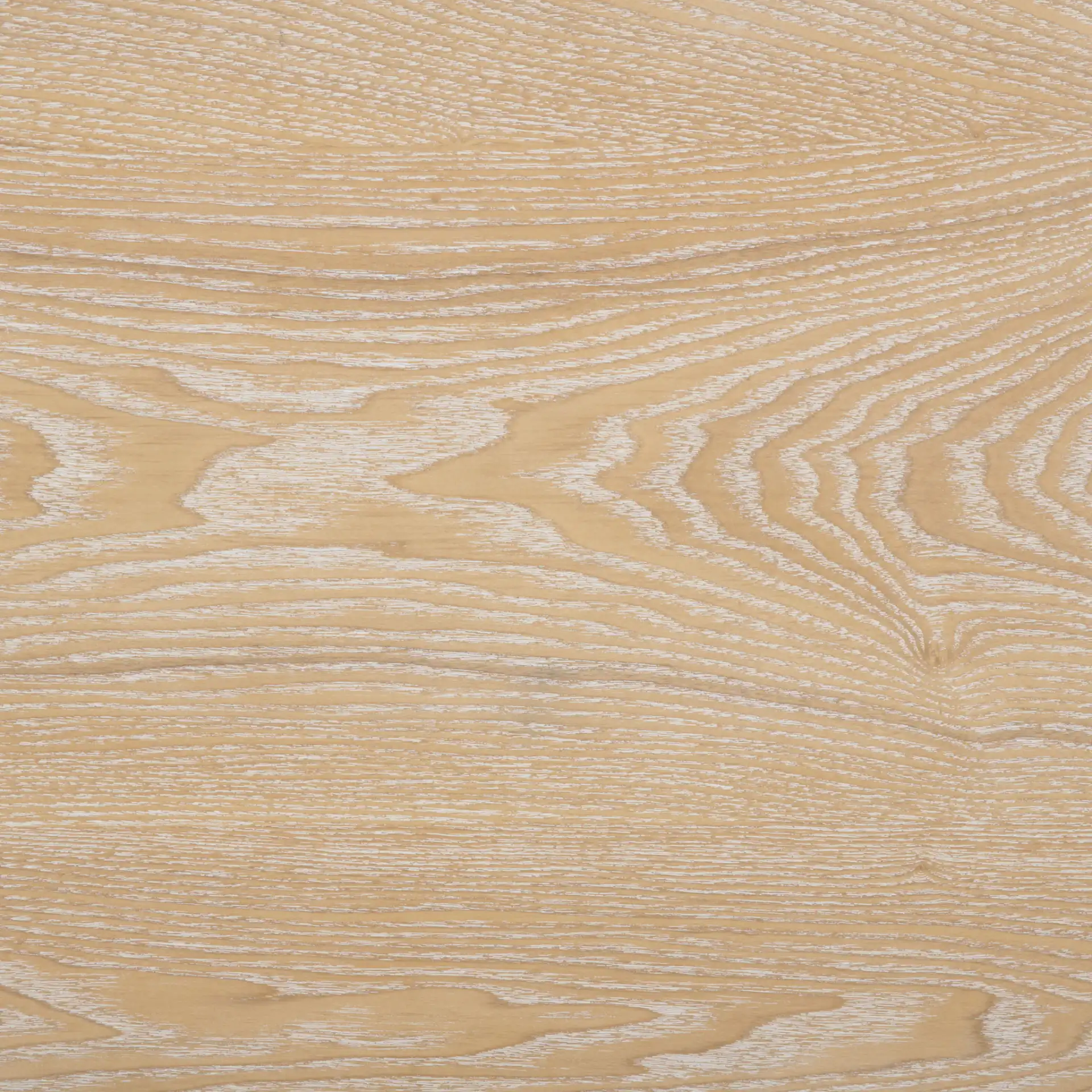 Raicha Console Table in Bleached White, detail view