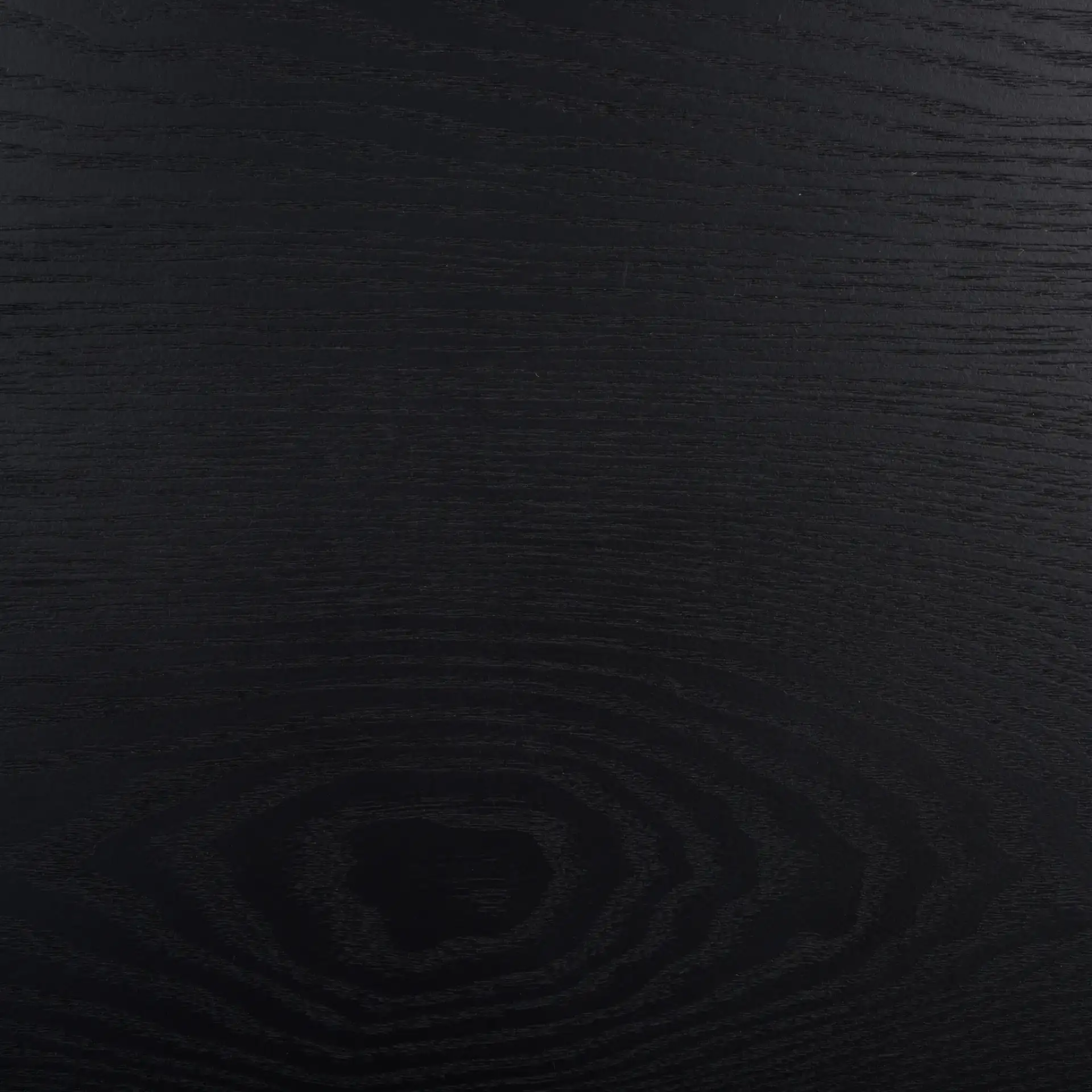 Chasu One-Shelf Console Table in Black, detail view