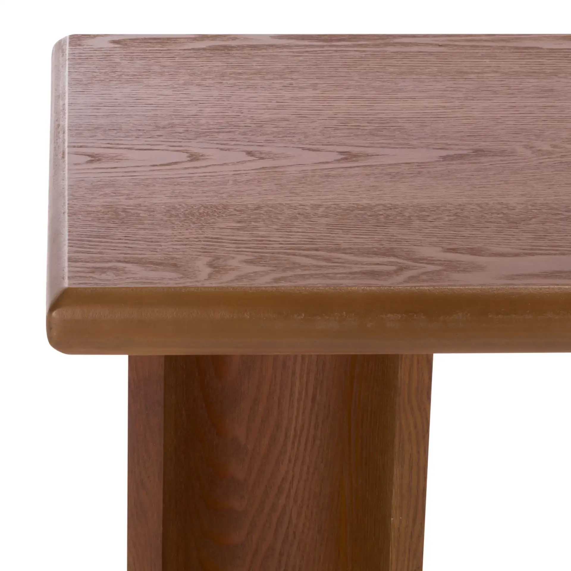 Shukai Console Table in Walnut in a styled room