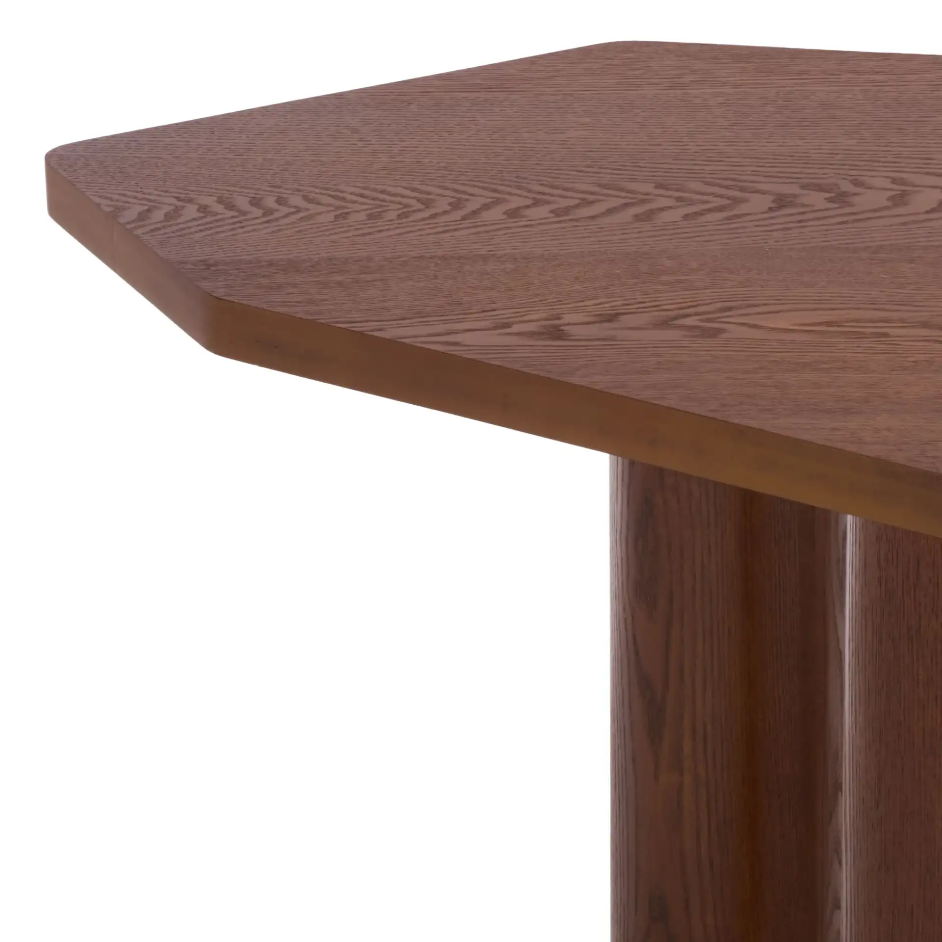 Omoni Console Table in Walnut in a styled room