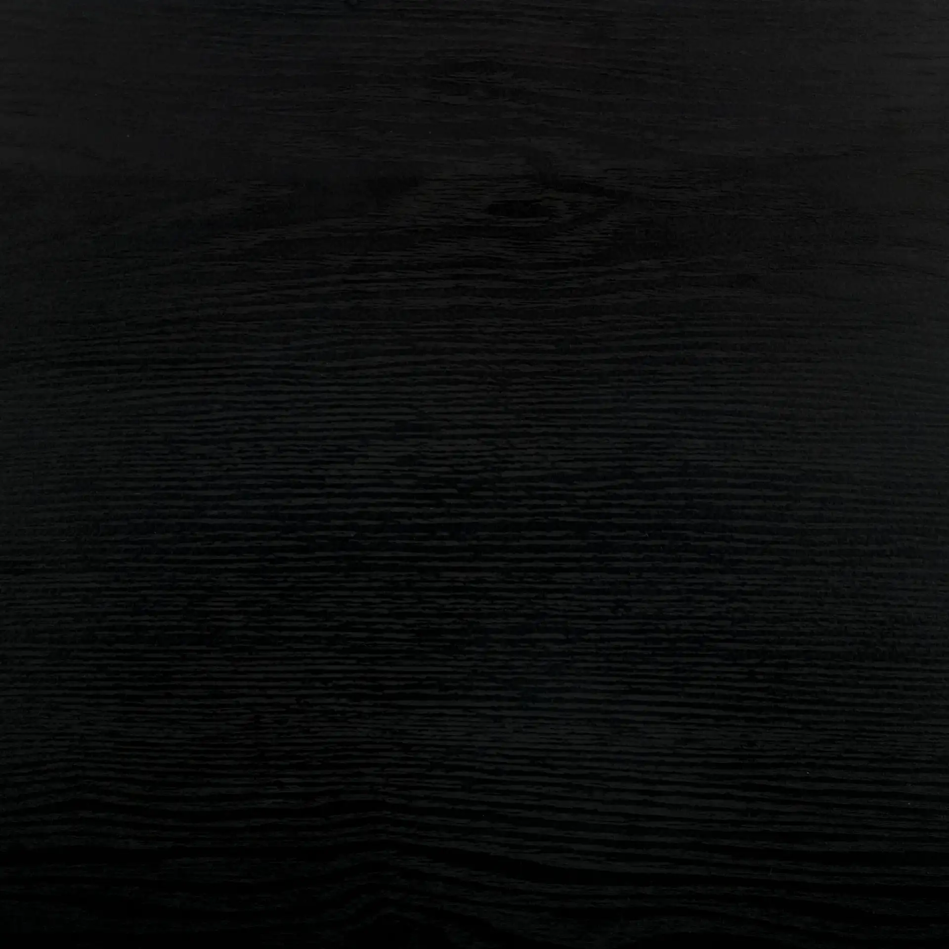 Hanaka One-Drawer Console Table in Black, detail view