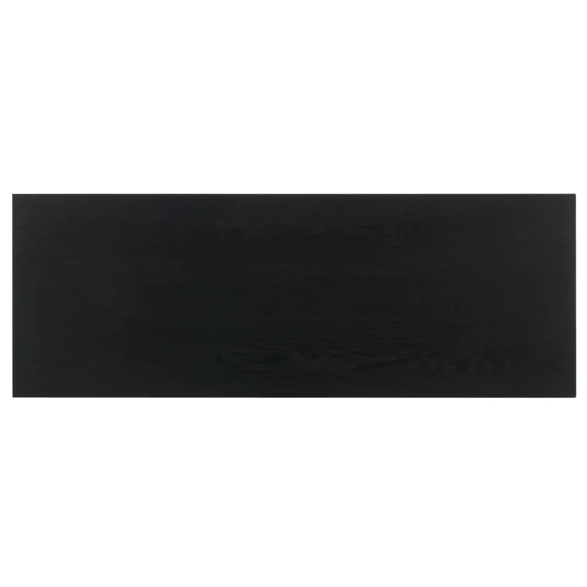 Hanaka One-Drawer Console Table in Black, detail view