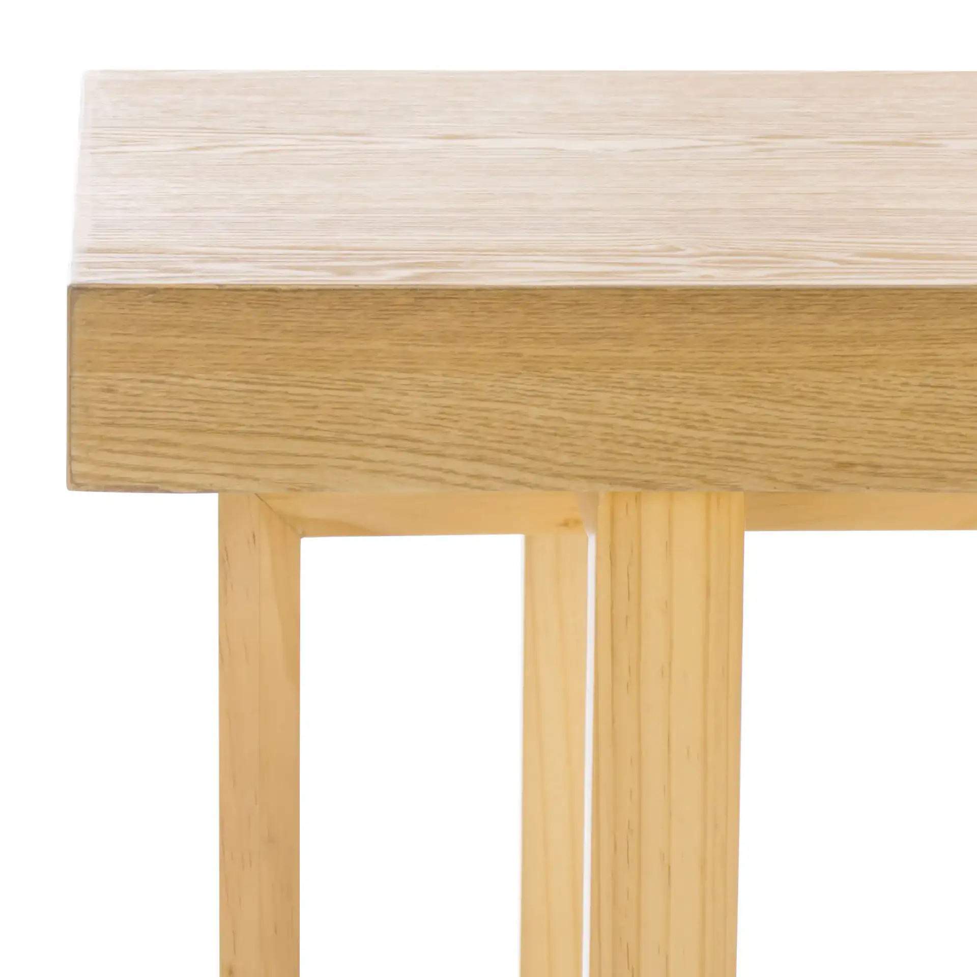 Otaki Console Table in Natural in a styled room