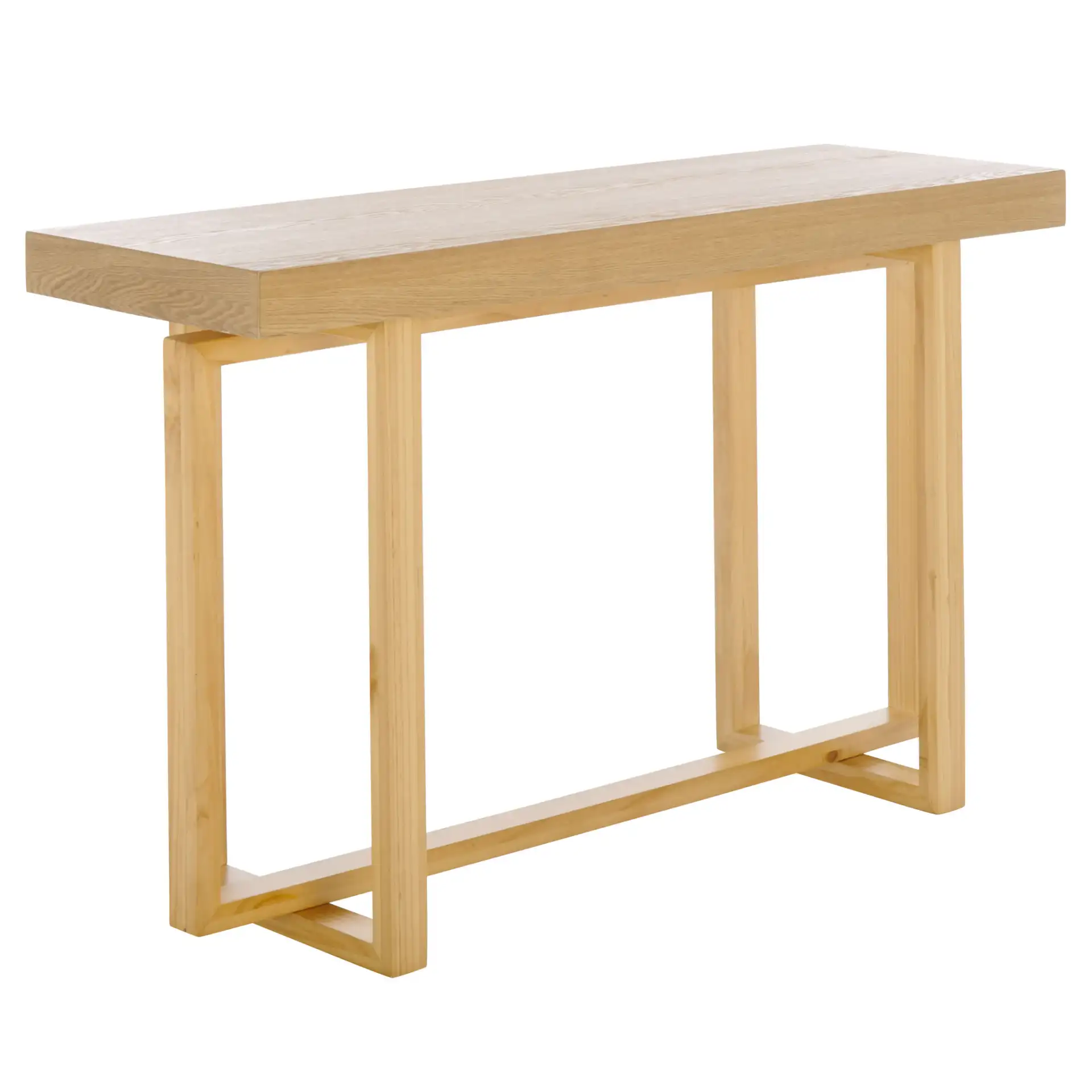 Otaki Console Table in Natural, detail view