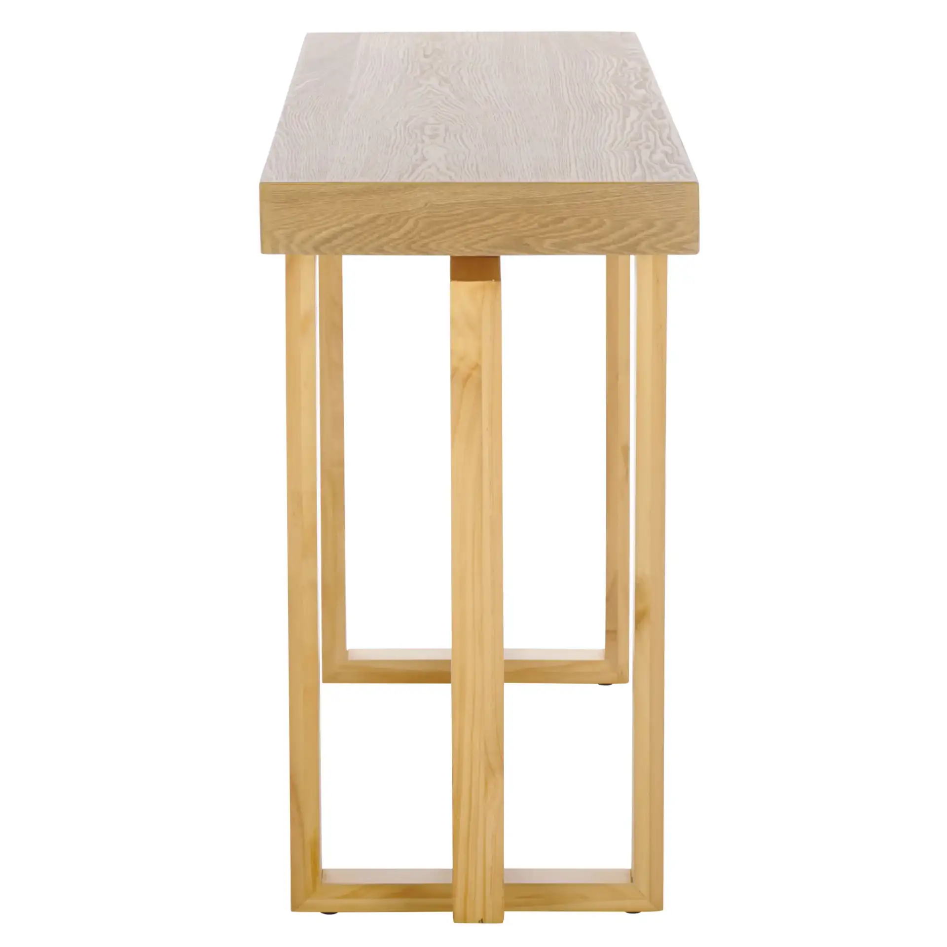 Otaki Console Table in Natural, detail view