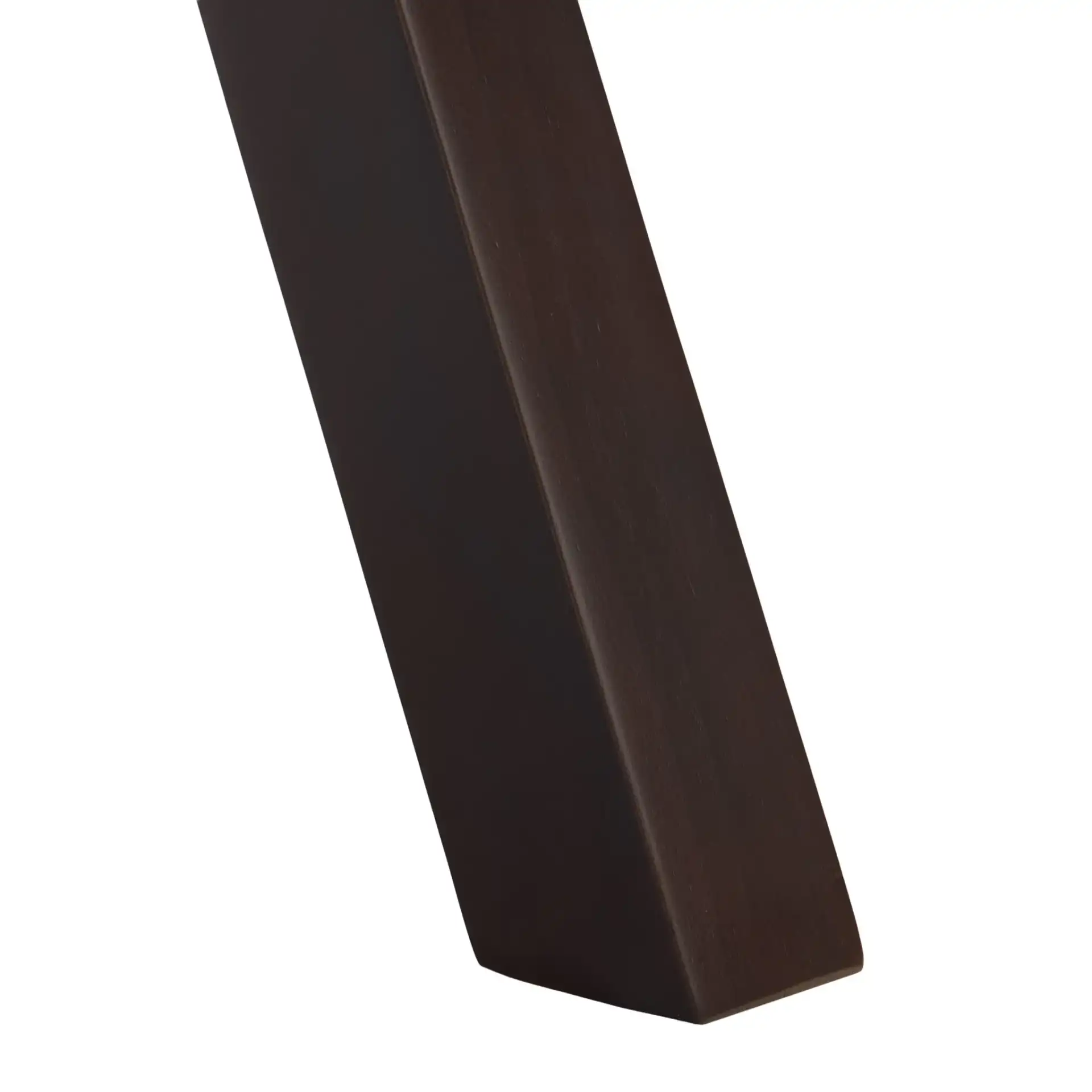 Kalix Console Table in Dark Brown, detail view