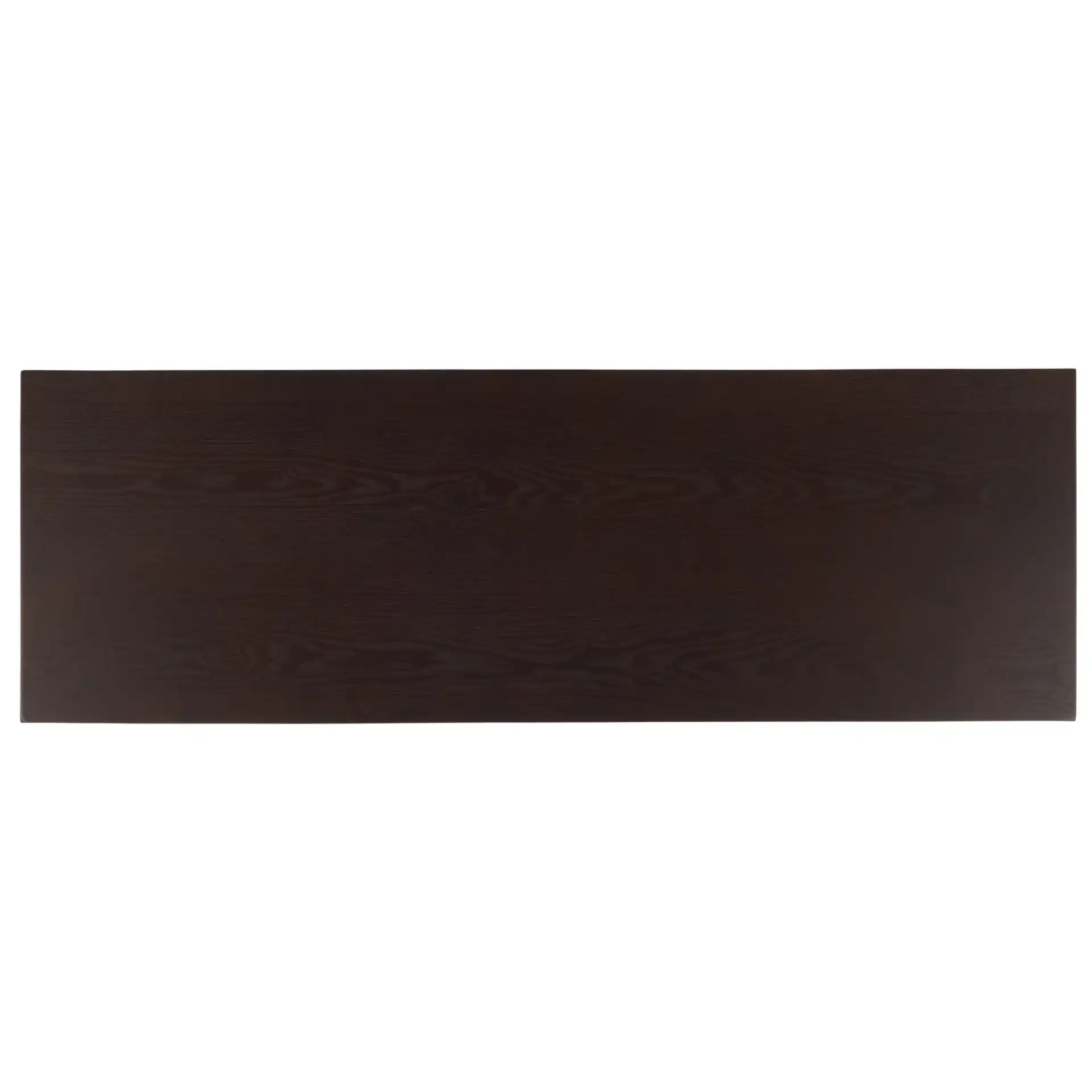 Kalix Console Table in Dark Brown, detail view