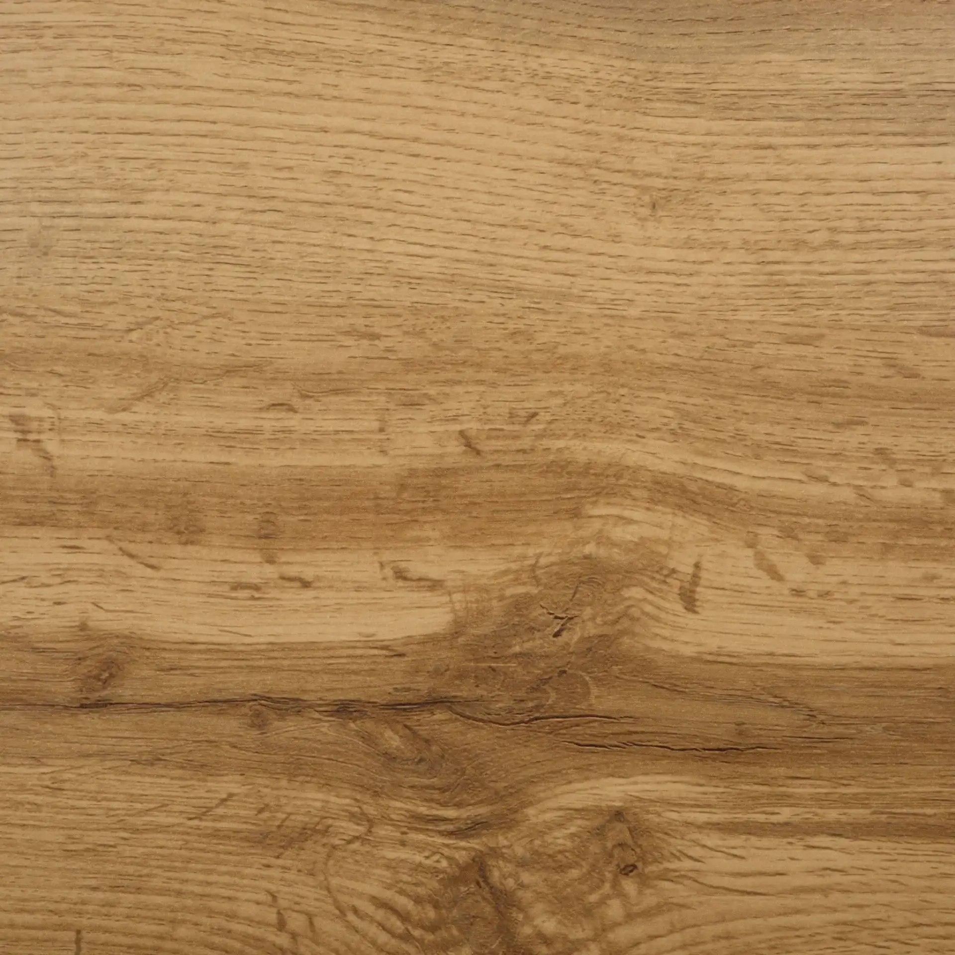 Seeley Two-Drawer Console Table in Oak, detail view