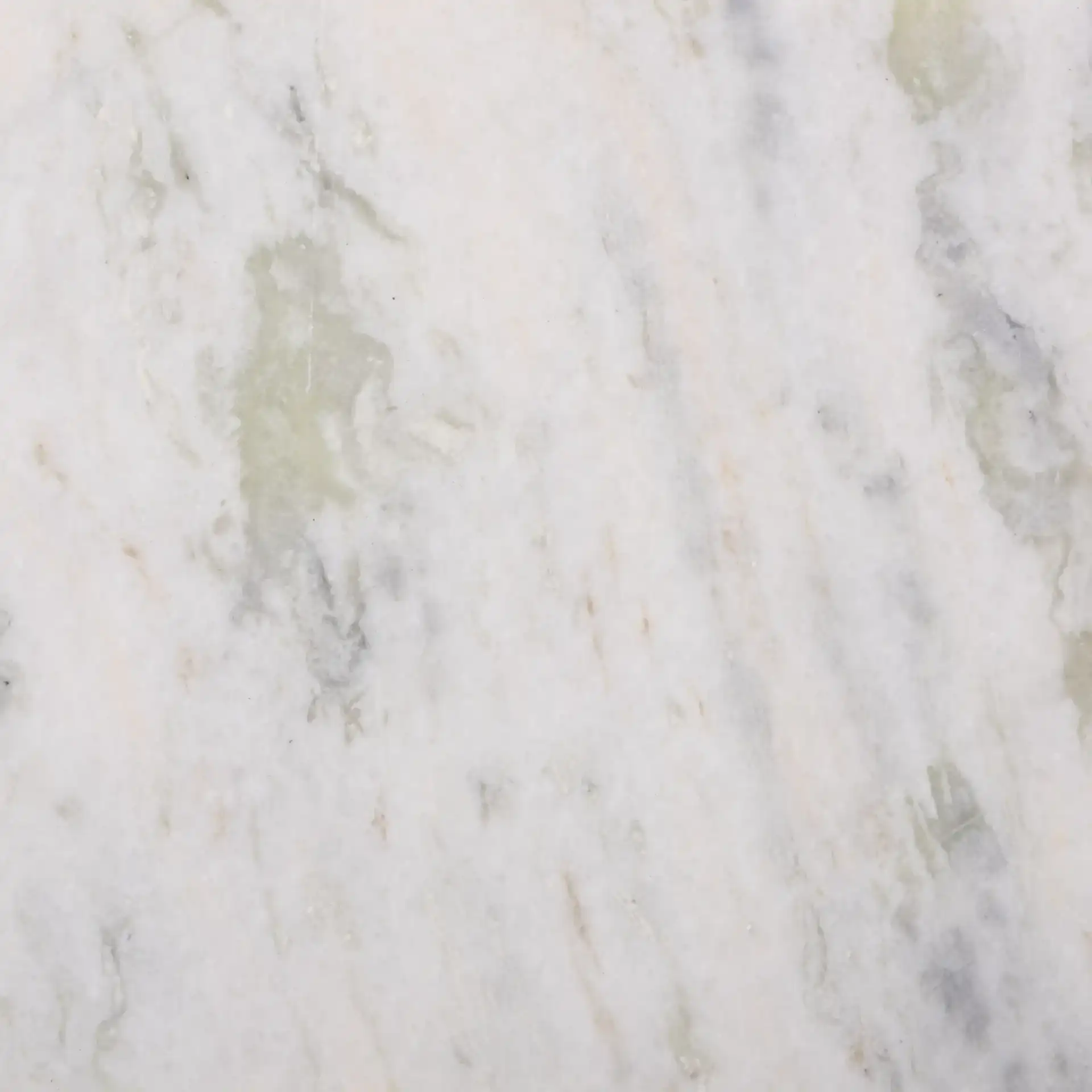 Zemfira Marble Console Table in White / Natural, detail view