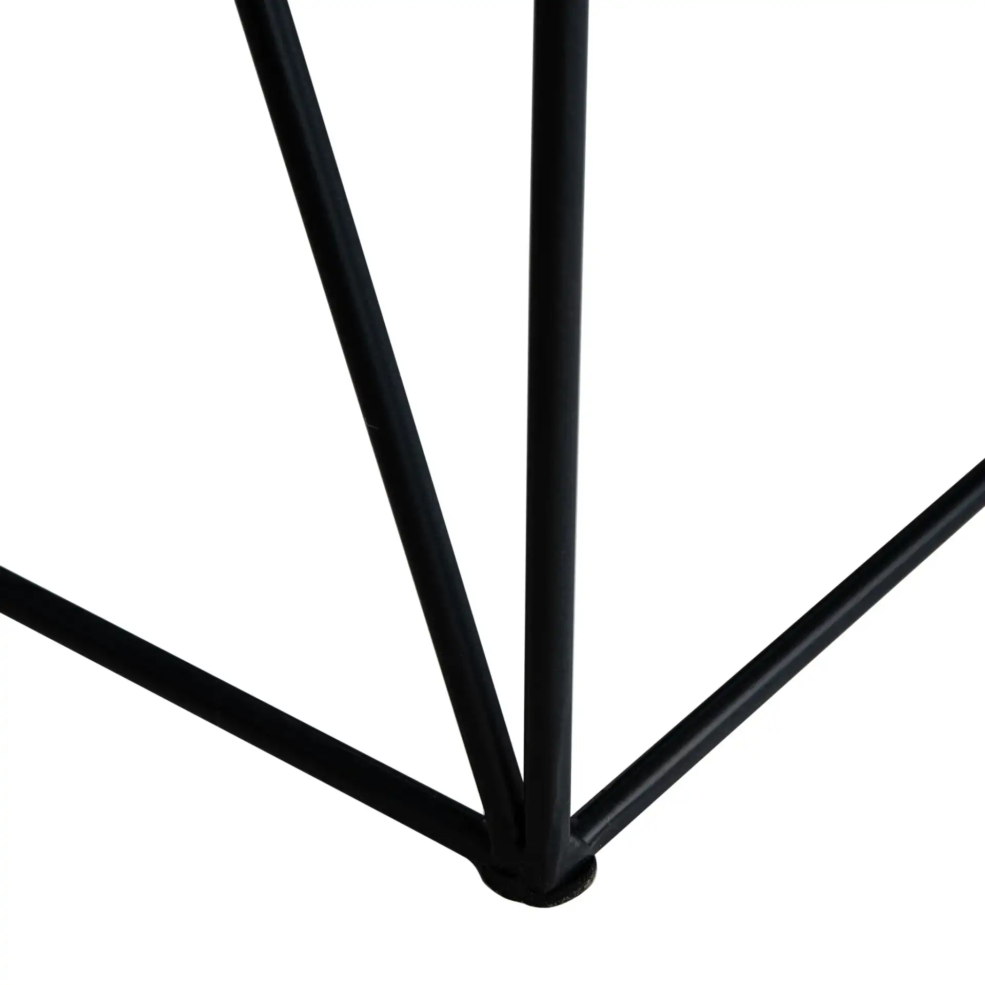 Rylee Rectangle Console Table in Dark Gray / Black, detail view