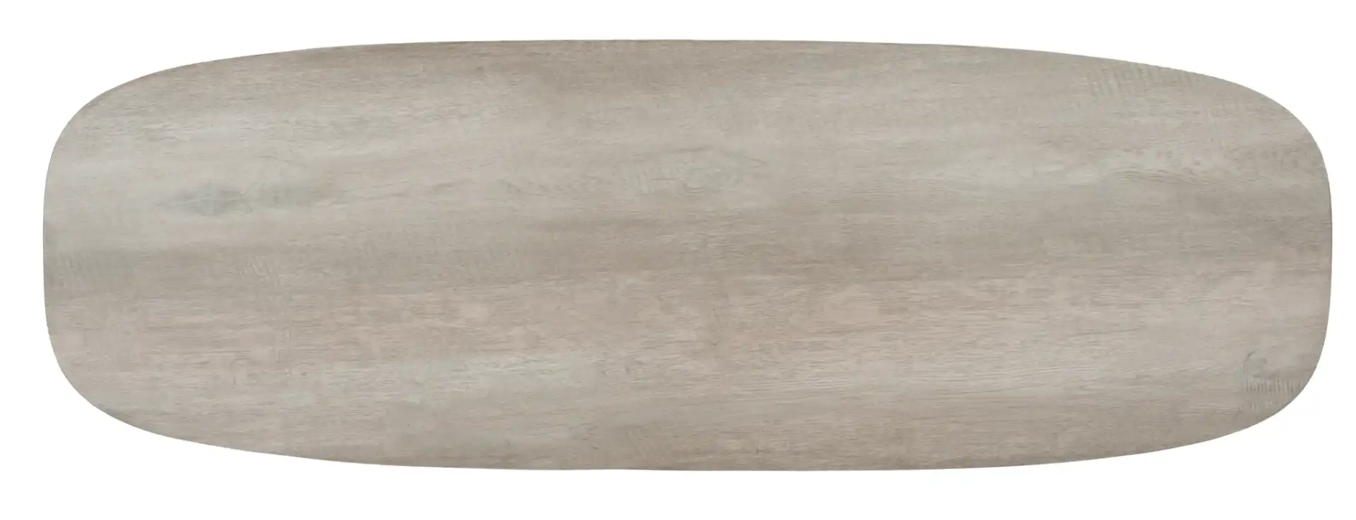 Arrington Console Table in White / Black, detail view
