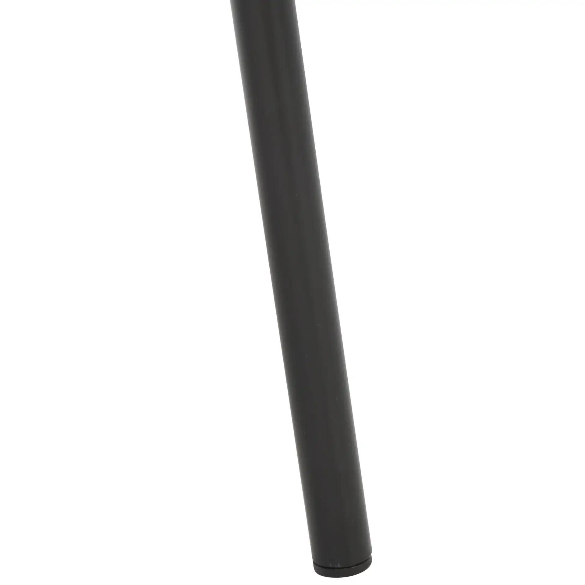 Margaux Console Table in Dark Gray Oak / Black, detail view