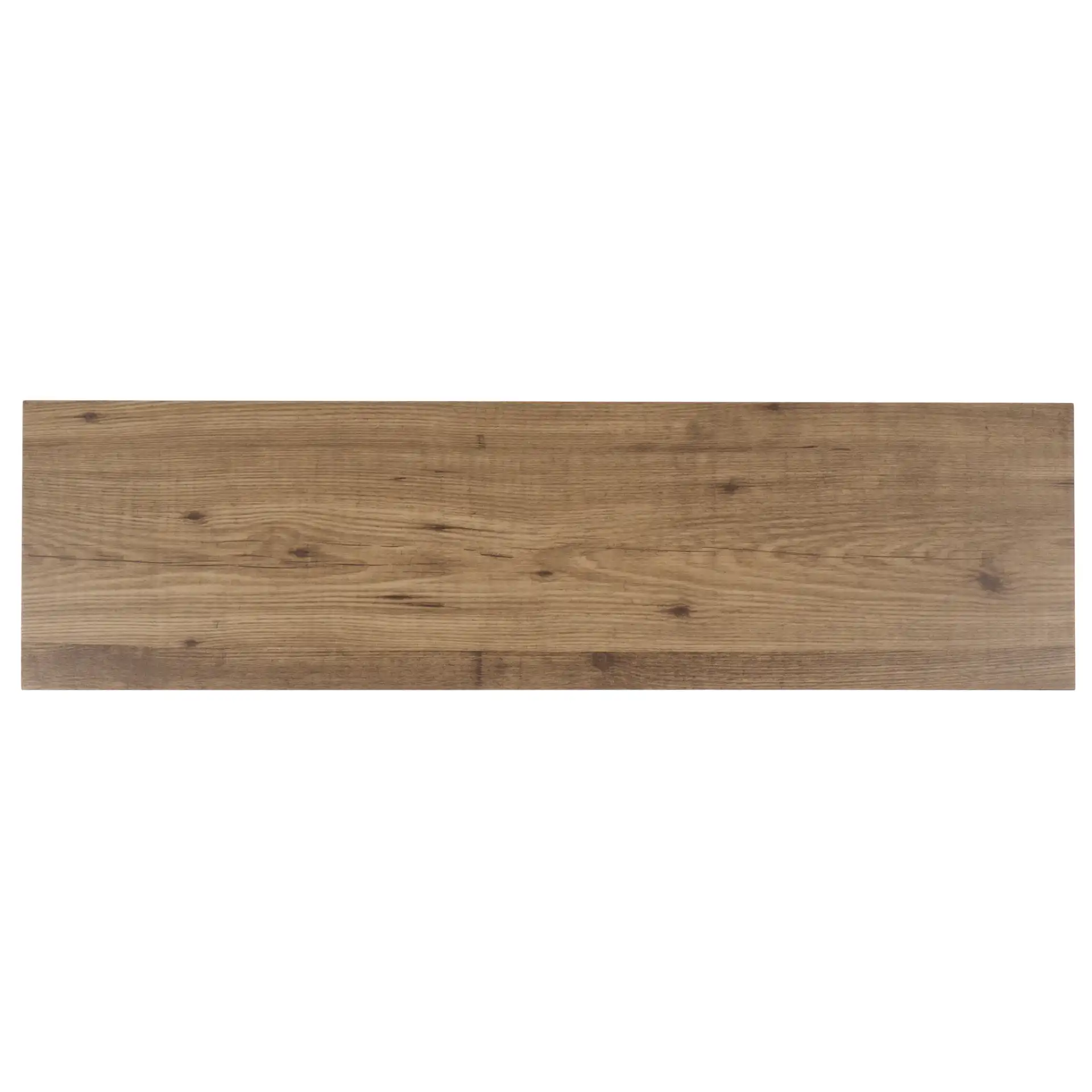 Carlino Console Table in Light Brown / Black, detail view