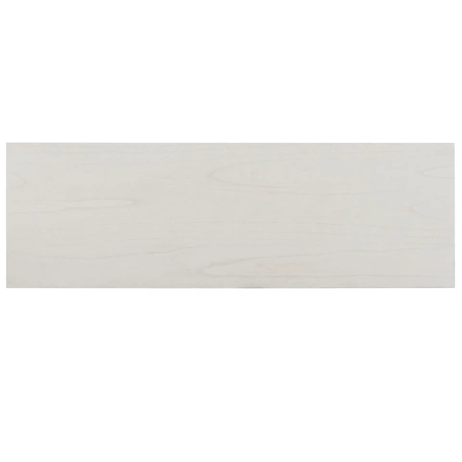 Zella Four-Door Console Table in White Washed, detail view