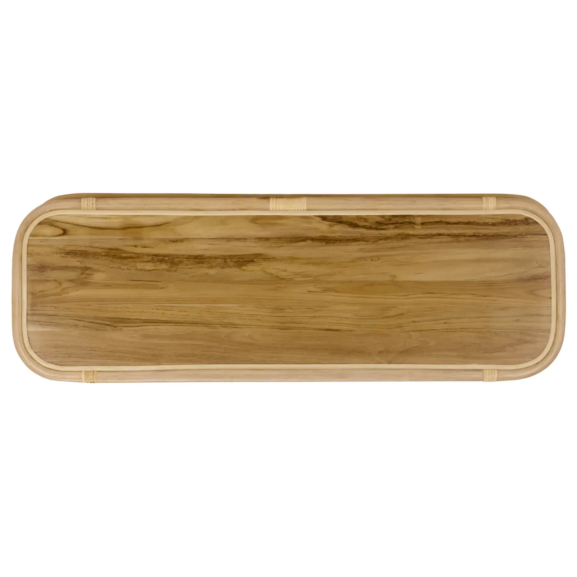 Maestro Console Table in Natural, detail view
